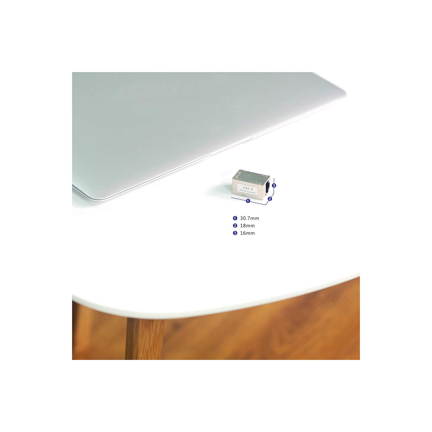 Coupleur blindé RJ45 Cat6, prolongateur de câble Ethernet CAT6/CAT5E/CAT5 coupleur aligné PoE femelle à femelle