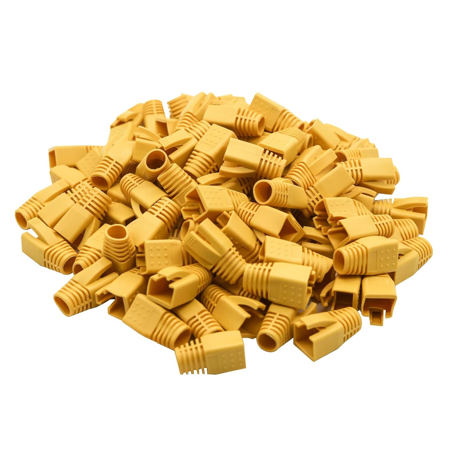 RJ45 Ethernet Network Cable Strain Relief Boot Fits CAT6 CAT6E CAT7 CAT7E CAT8, RJ45 Color Coded Cable