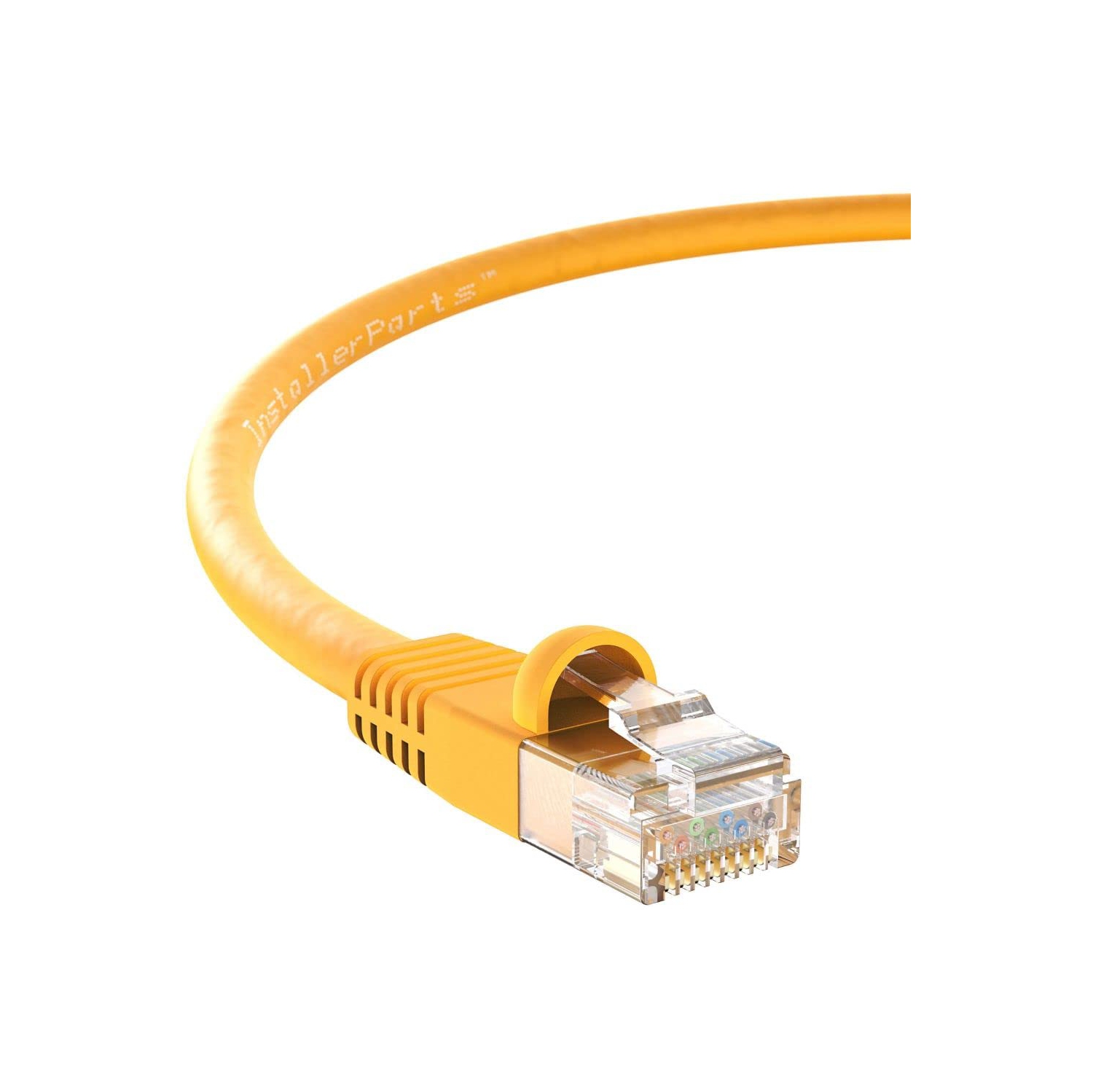 (10 Pack) Ethernet Cable CAT6 Cable UTP Booted 2 FT - Yellow - Professional Series - 10Gigabit/Sec