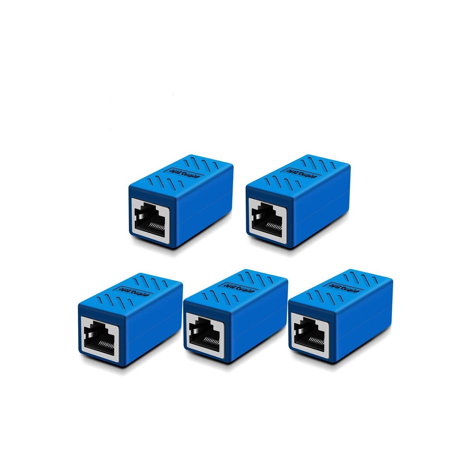 RJ45 Coupler, Ethernet Extension, Network Connectors for Cat7/Cat6/Cat5e/Cat5 Ethernet Cable - Network Cable Coupler