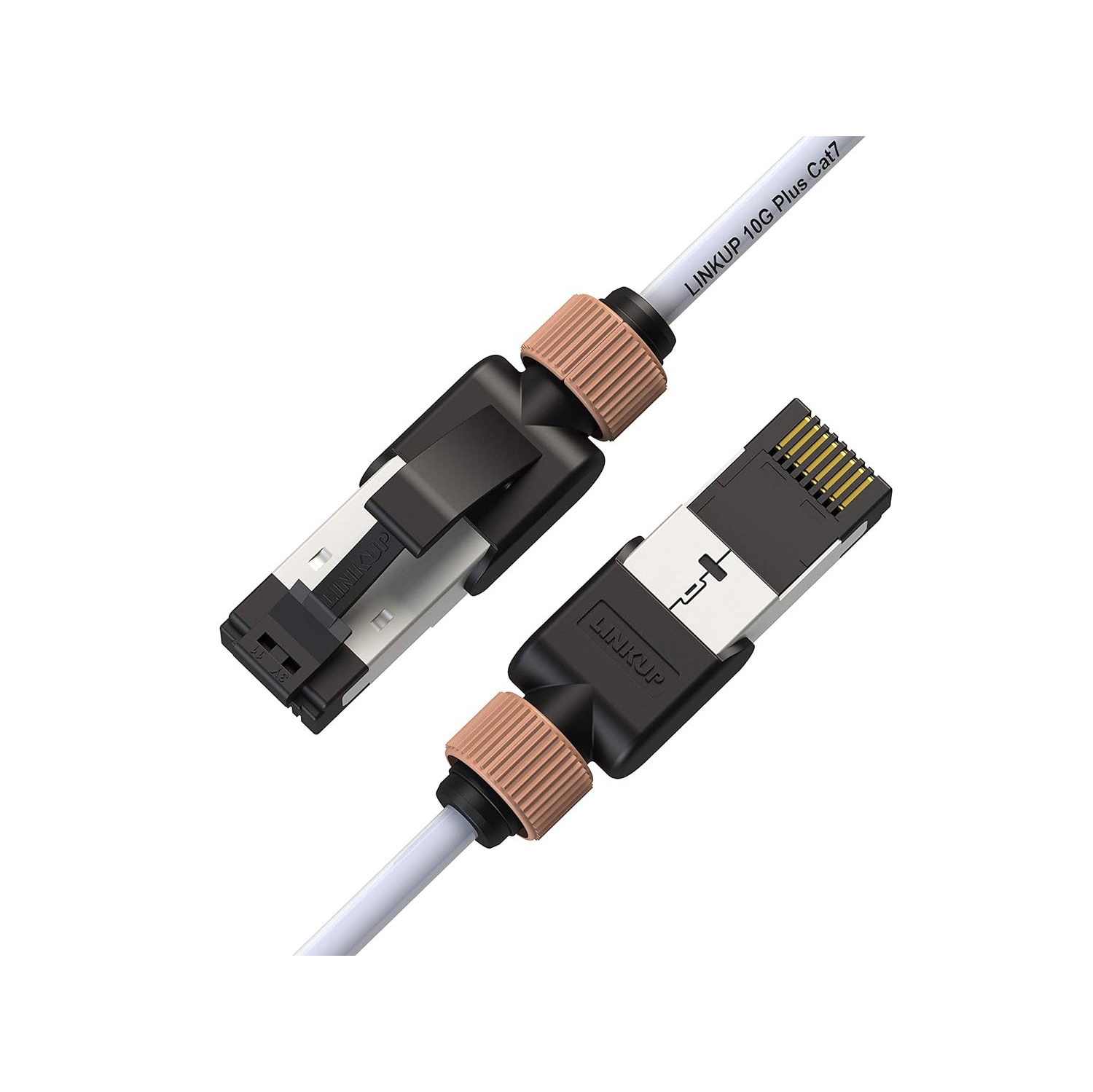 - [Tested with Versiv CableAnalyzer] Cat7 Ethernet Patch Cable -2 FT 10G Double Shielded RJ45 S/FTP |