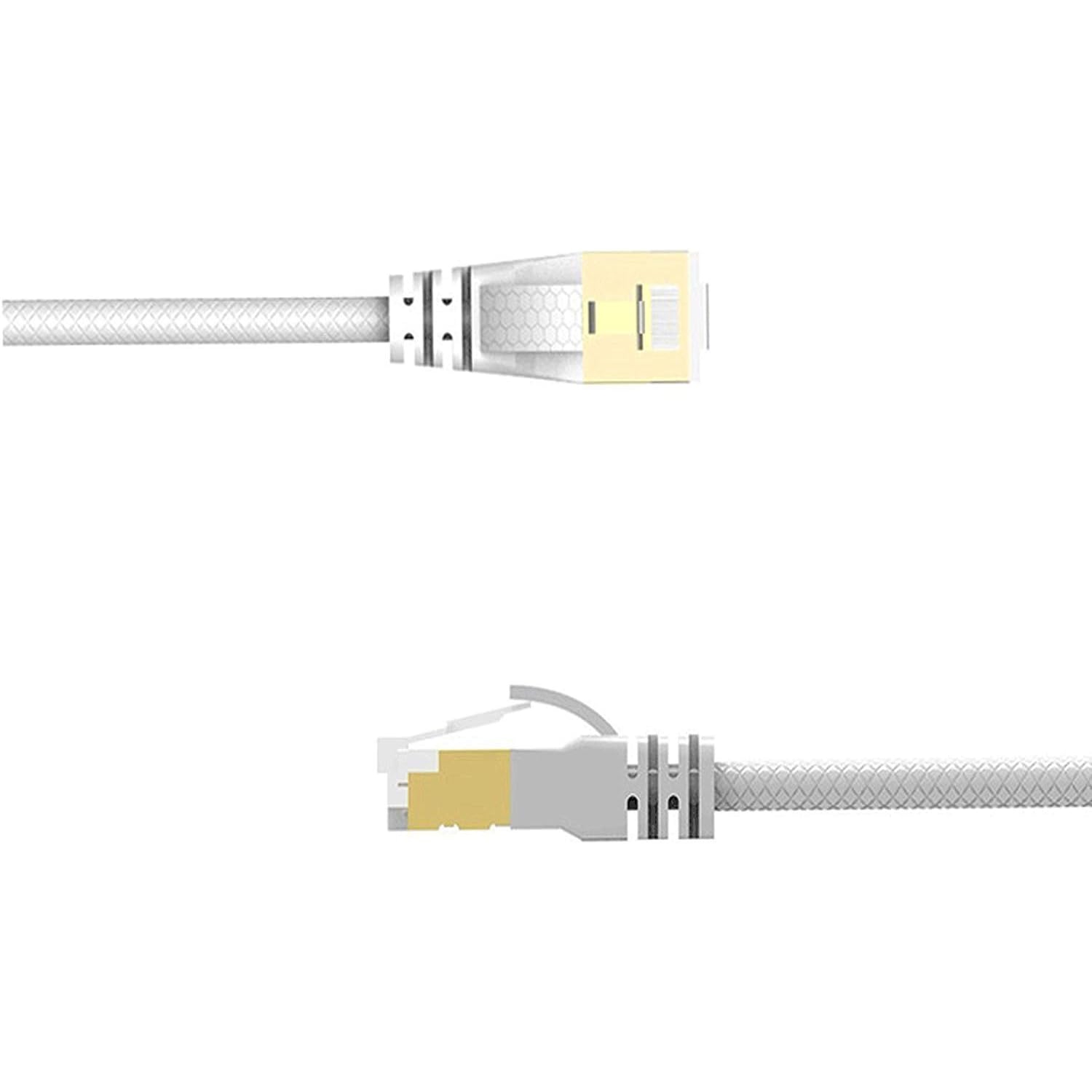 8.2ft - 2.5m Cat 7A Ultra Slim - Ethernet Gigabit LAN Cable - Speed Up to 40Gbs-1000MHz Compatible with Cat5