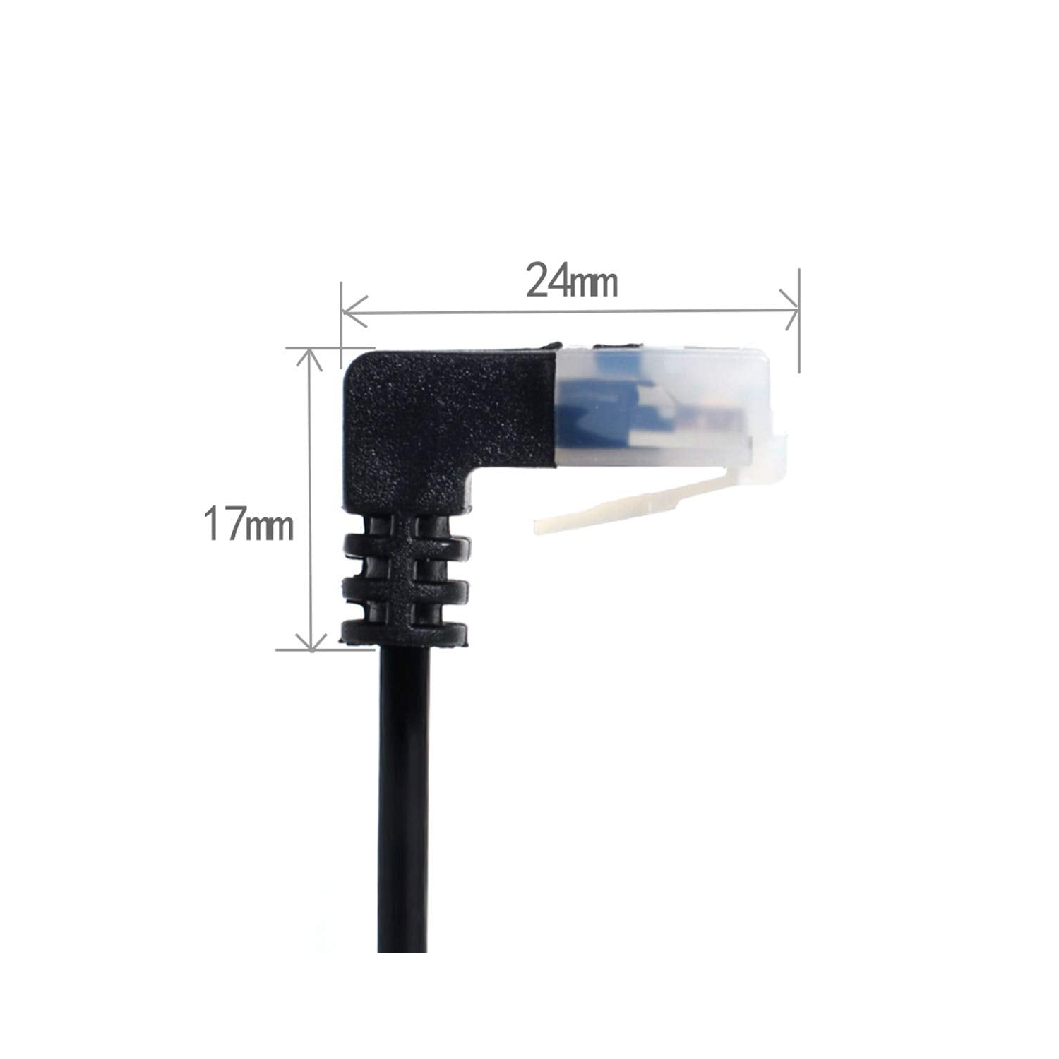 Ultra Thin Slim Cat6 Ethernet Cable RJ45 Down Angled 25cm UTP Network Cable Patch Cord 90 Degree Cat6a LAN