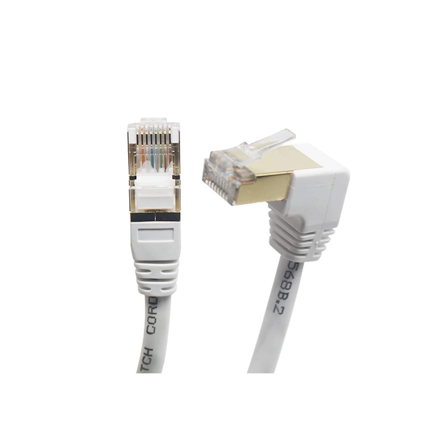 Cat6 Ethernet Cable 90 Degree Downward Right Angle, Cat6 Right Angle Ethernet Cable
