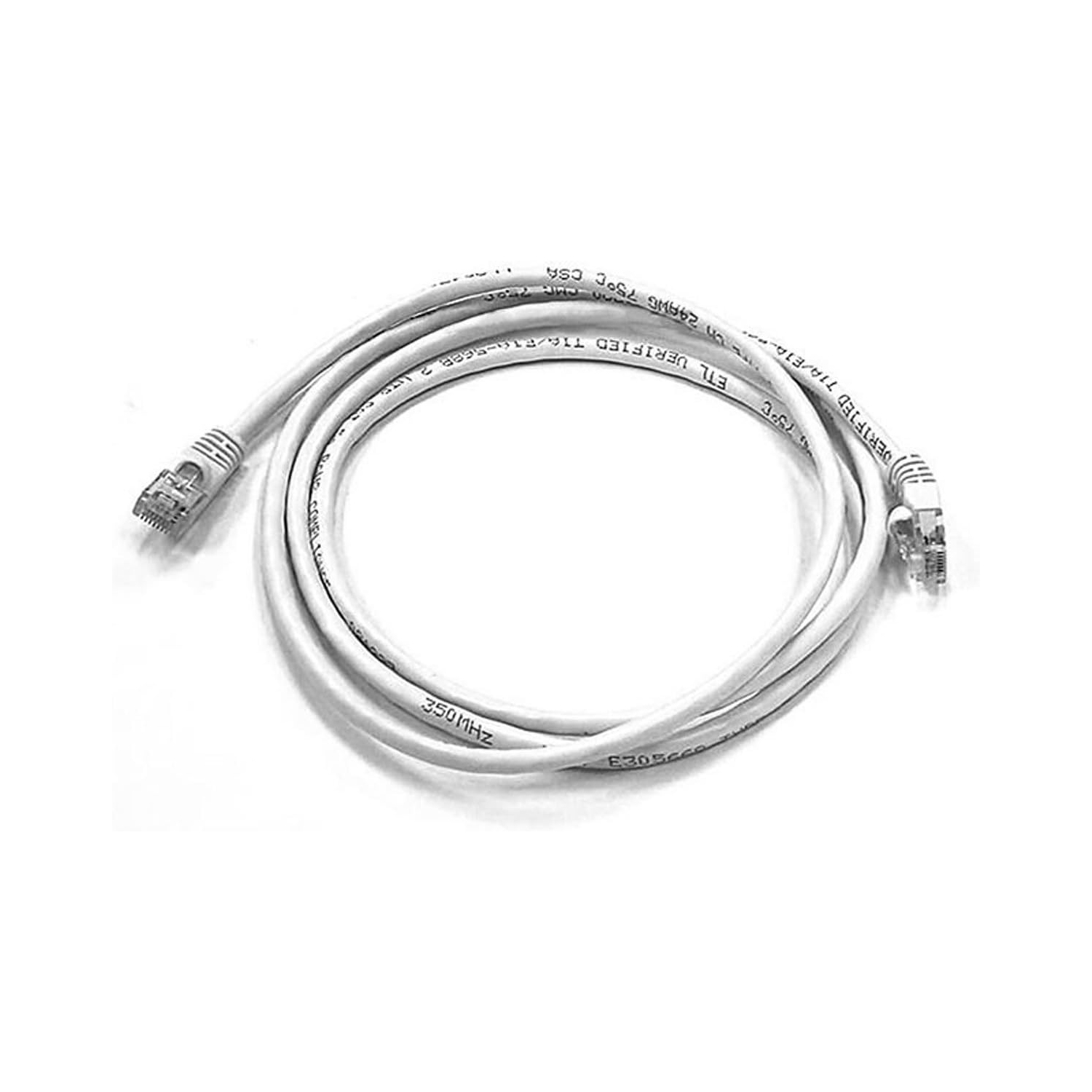 Cat6 Ethernet Patch Cable - Network Internet Cord - RJ45, Stranded, 550Mhz, UTP, Pure Bare Copper Wire,