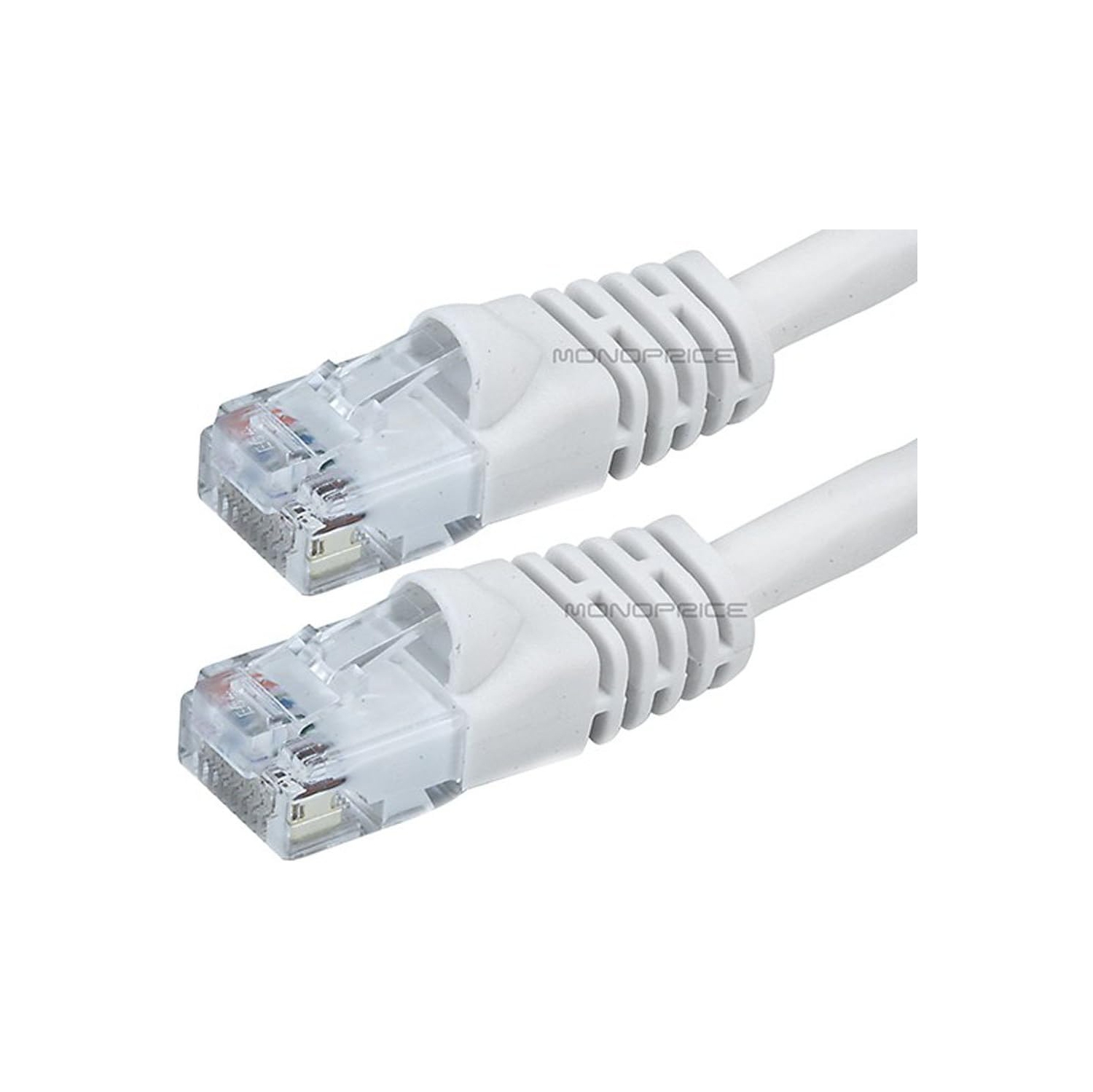 Cat6 Ethernet Patch Cable - Network Internet Cord - RJ45, Stranded, 550Mhz, UTP, Pure Bare Copper Wire,