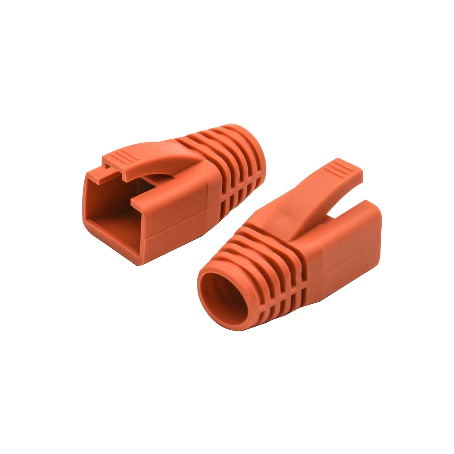 RJ45 Ethernet Network Cable Strain Relief Boot Fits CAT6 CAT6E CAT7 CAT7E CAT8, RJ45 Color Coded Cable