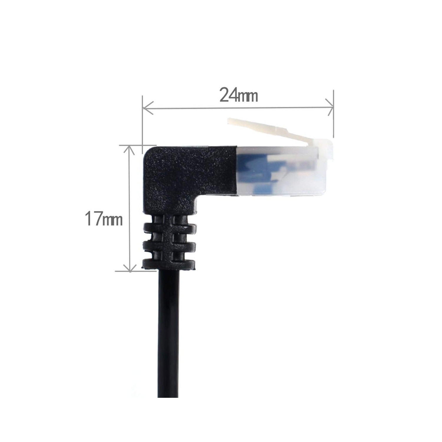 Ultra Thin Slim Cat6 Ethernet Cable RJ45 Up Angled UTP Network Cable Patch Cord 90 Degree Cat6a LAN for Laptop