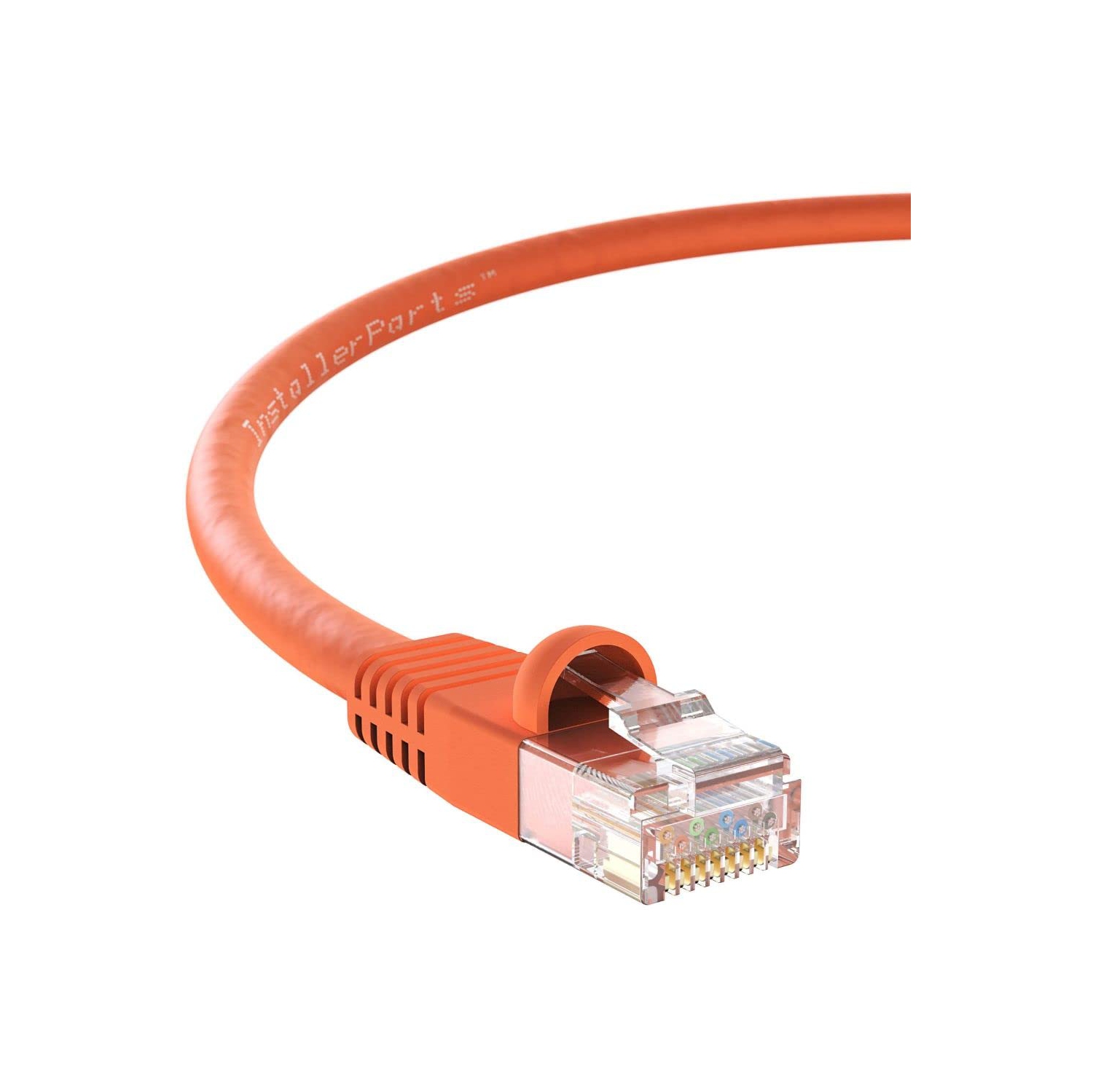 (10 Pack) Ethernet Cable CAT6 Cable UTP Booted 1.5 FT - Orange - Professional Series - 10Gigabit/Sec