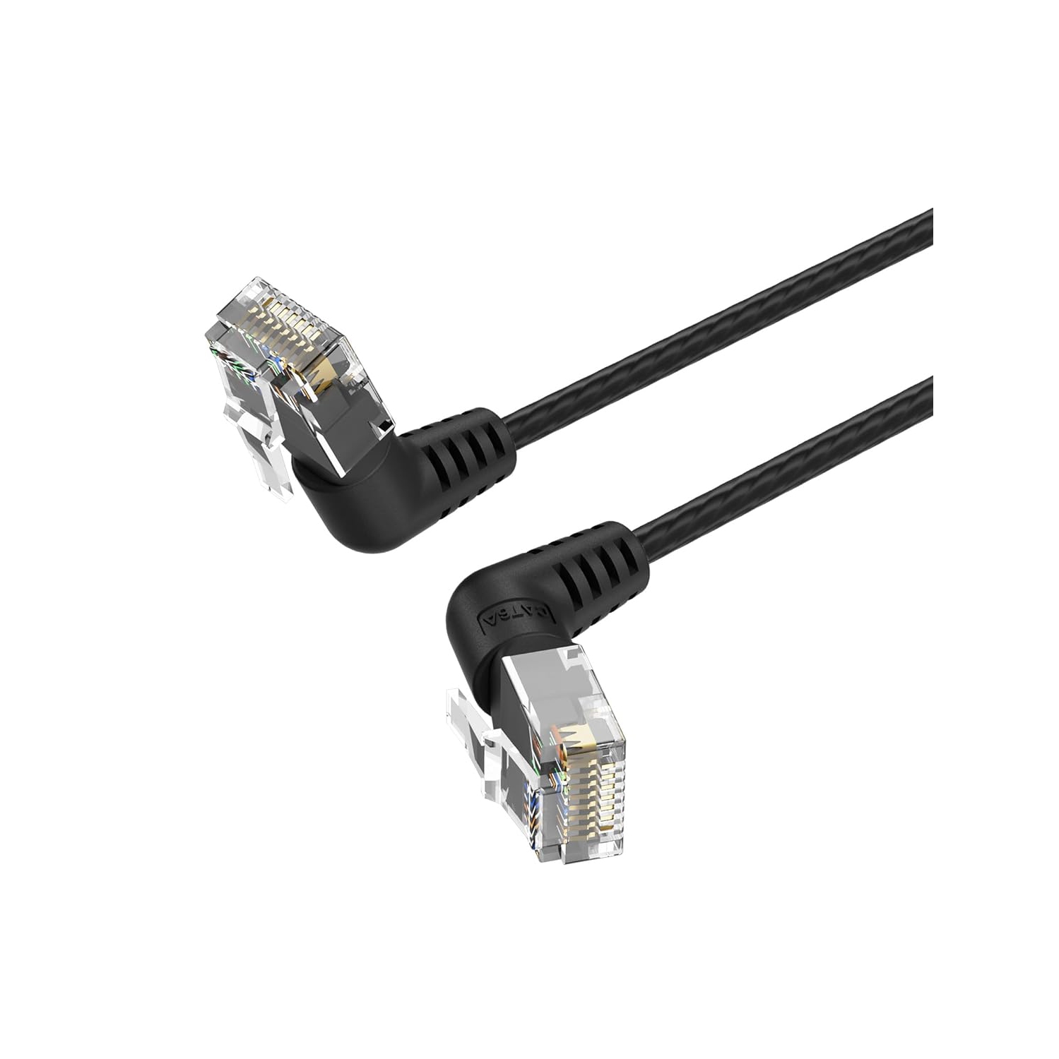 Cat 6 Ethernet Patch Cable cat6 LAN Network Cord 360° Rotation Dual-Curved Head Design Ultra fine High Speed