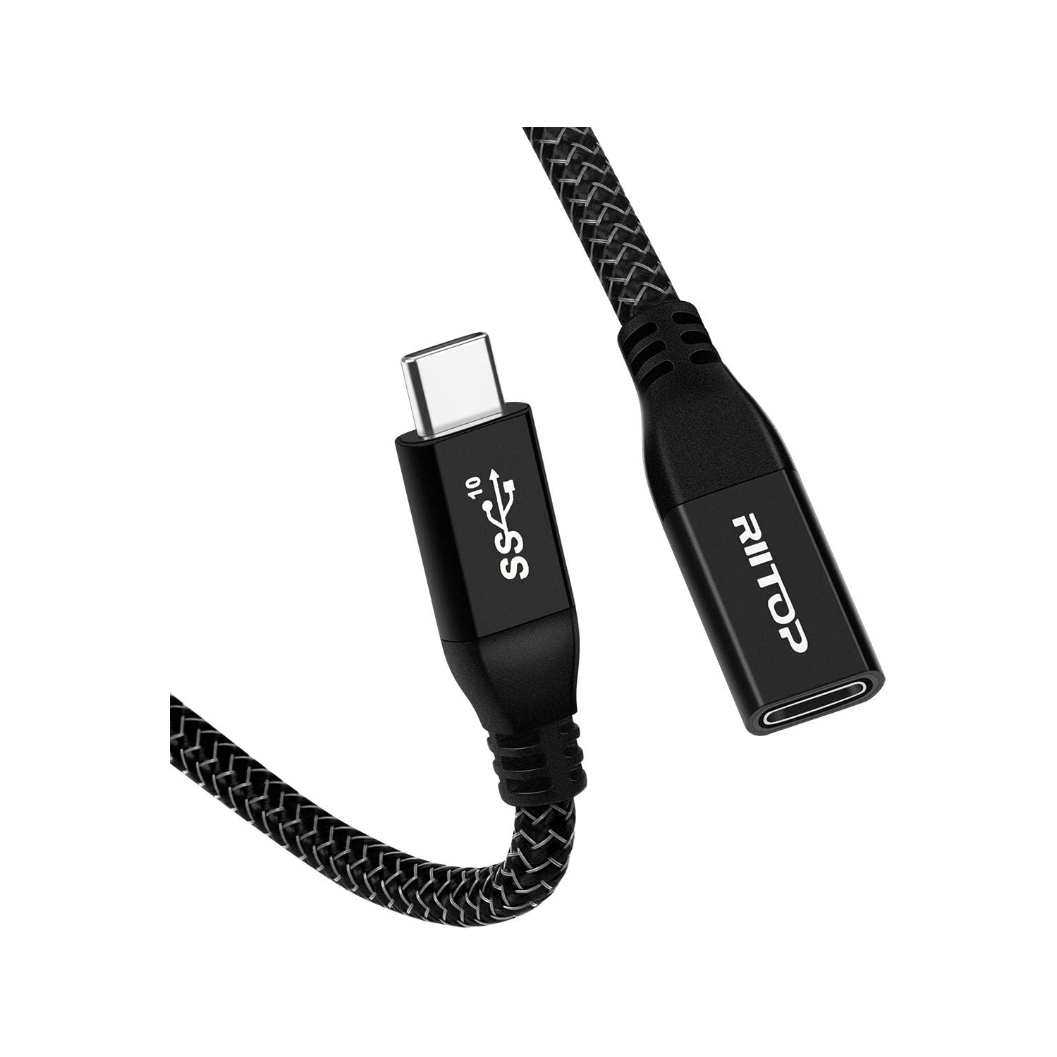 USB C Extension Cable Short, USB Type-C Male to Female Extender for Nintendo Switch, MacBook Pro, Dell XPS