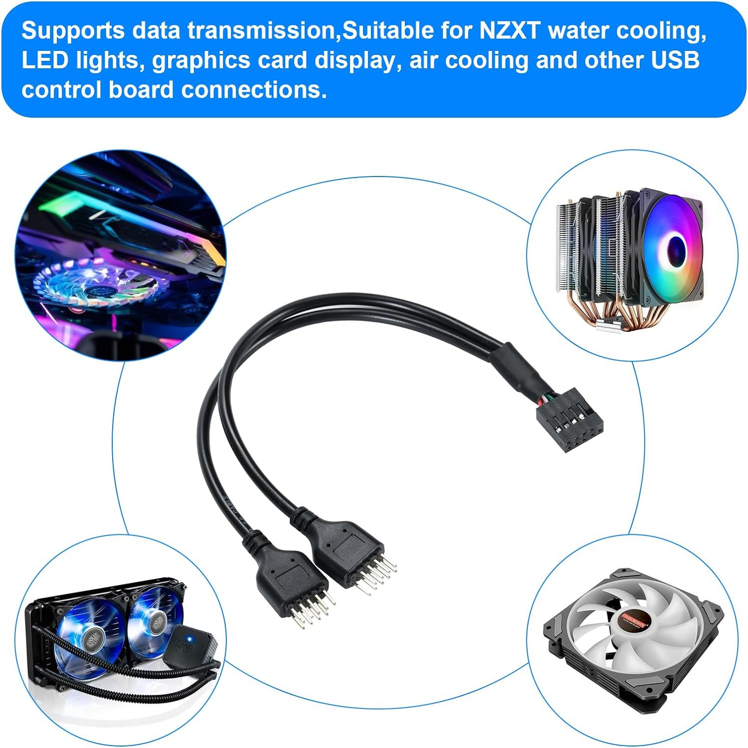 9-PIN USB 2.0 Extension Cable