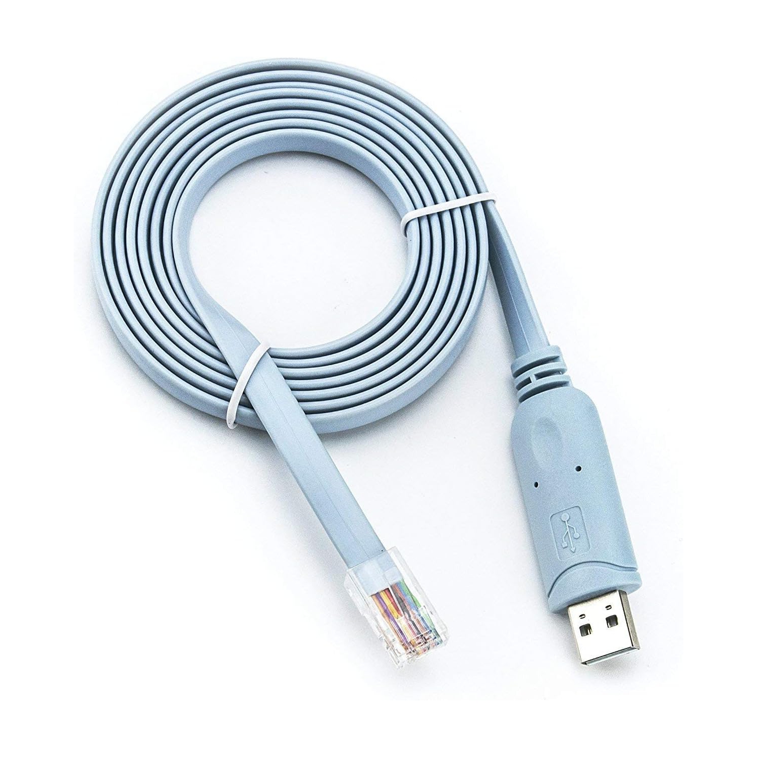 FTDI USB to RJ45 Console Cable / Windows 7, 8 / Vista / MAC / Linux / RS232 Switch Router 6ft