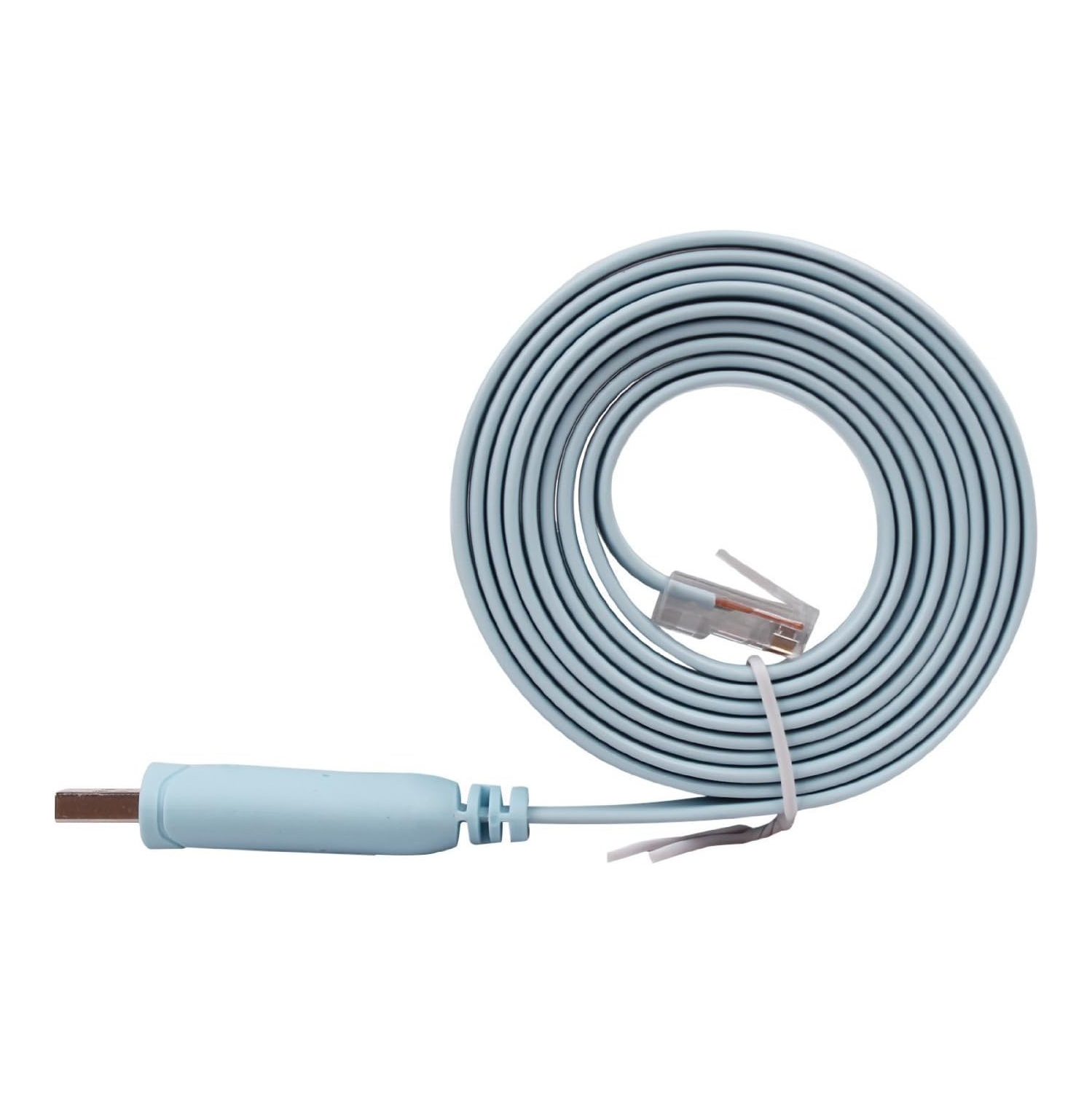 FTDI USB to RJ45 Console Cable / Windows 7, 8 / Vista / MAC / Linux / RS232 Switch Router 6ft