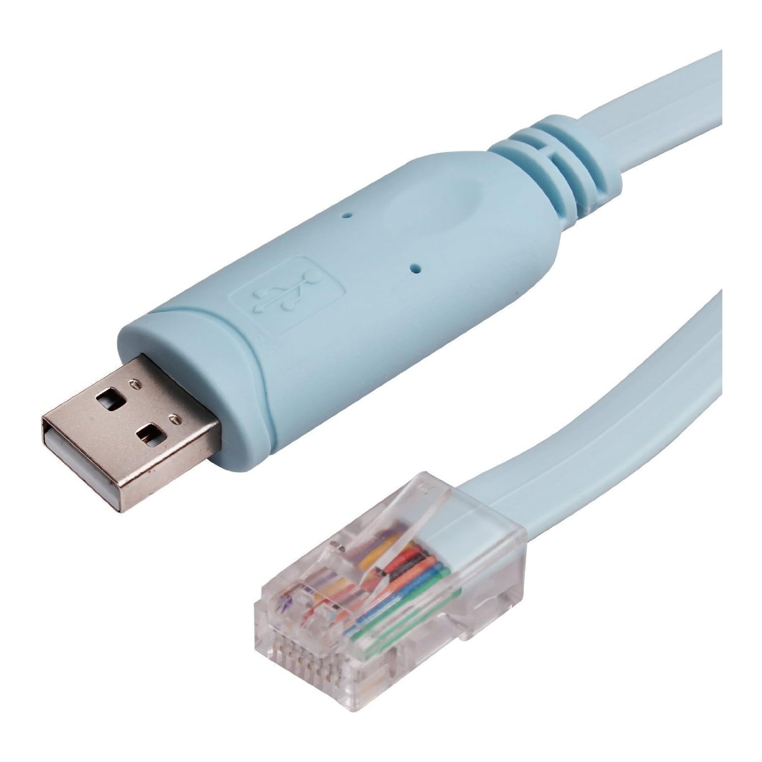 FTDI USB to RJ45 Console Cable / Windows 7, 8 / Vista / MAC / Linux / RS232 Switch Router 6ft