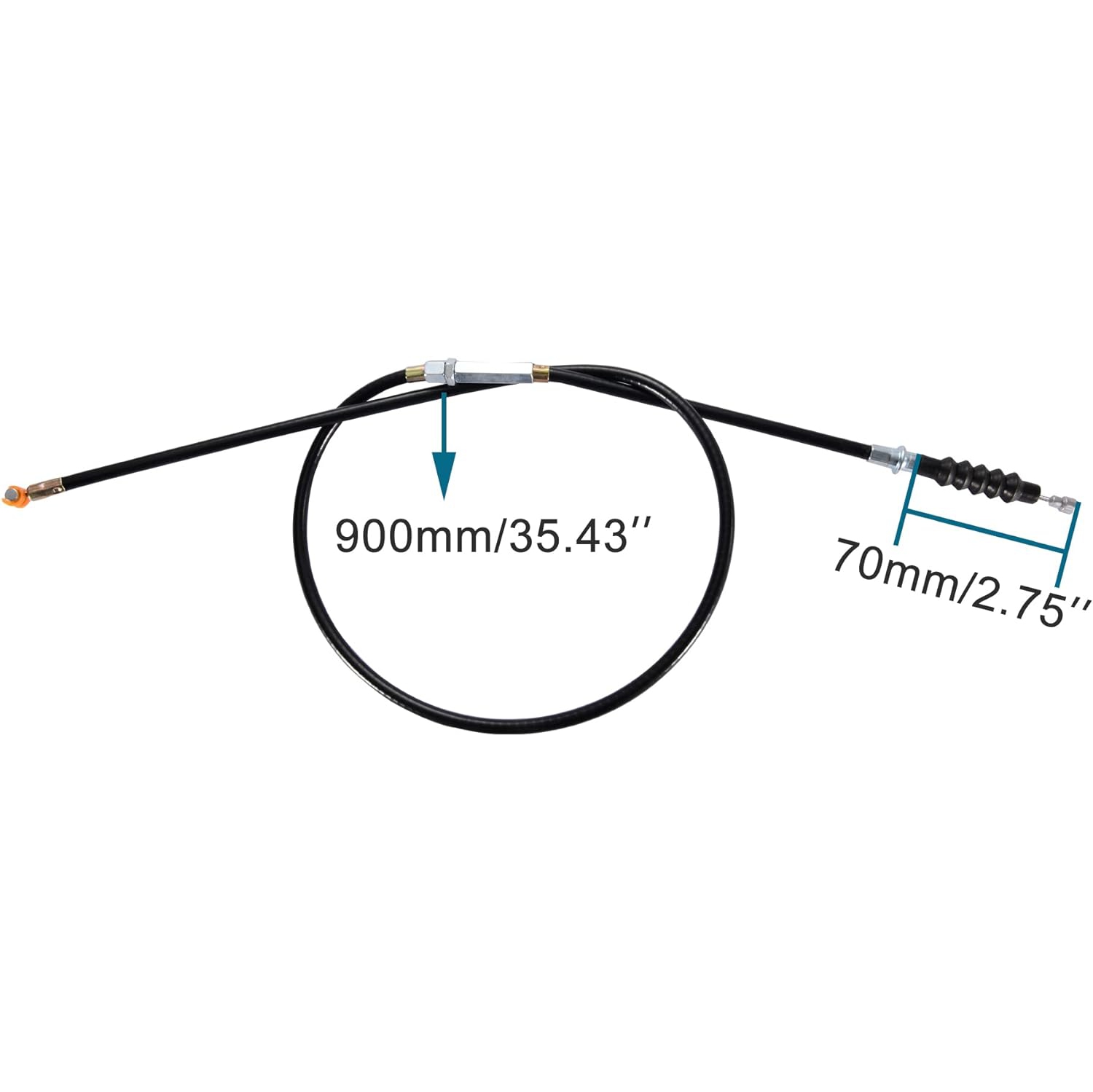 35.43" Clutch Cable with Adjuster for 50cc 70cc 90cc 110cc 125cc Dirt Bike
