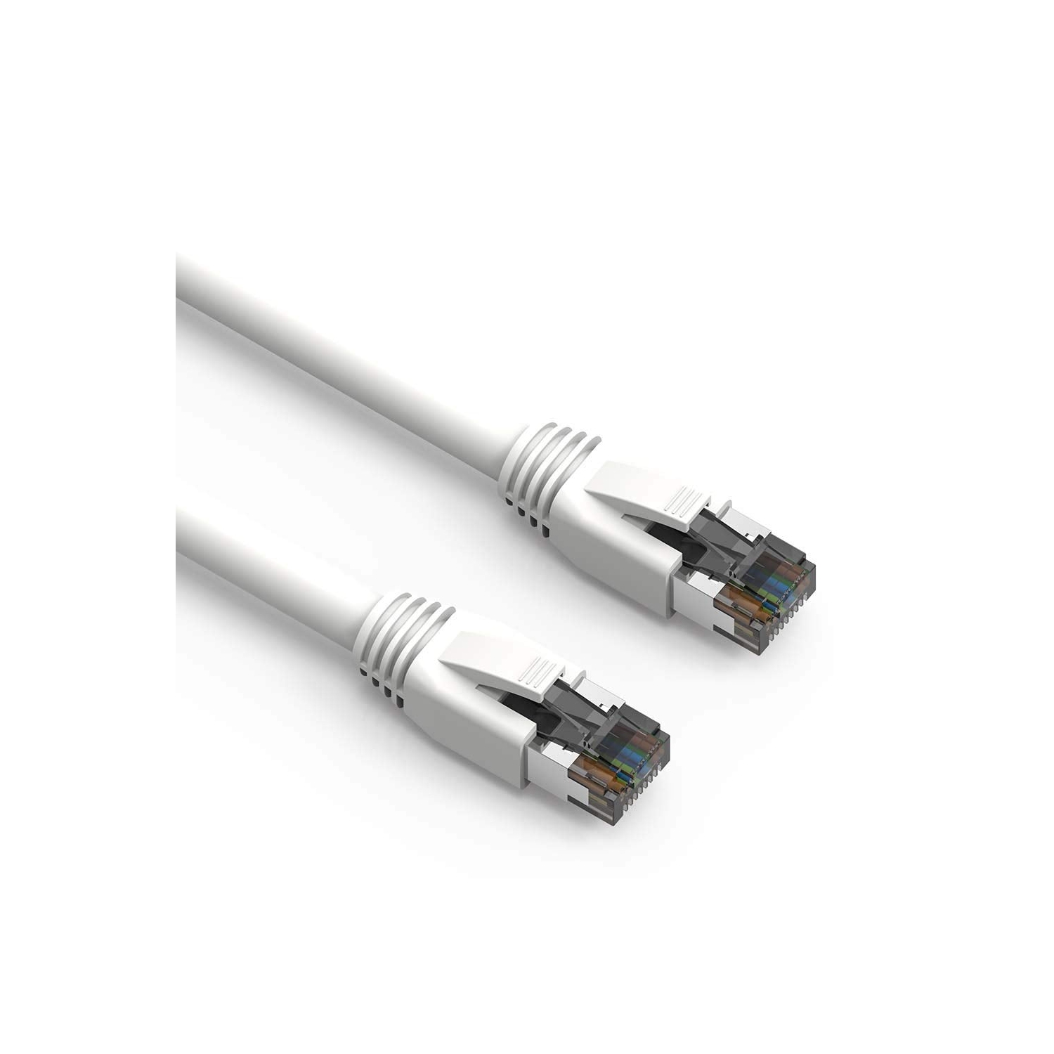Cat8 RJ45 1FT Ethernet Patch Internet Network LAN Cable, Shielded Latest 40Gbps 2000Mhz, Weatherproof S/FTP