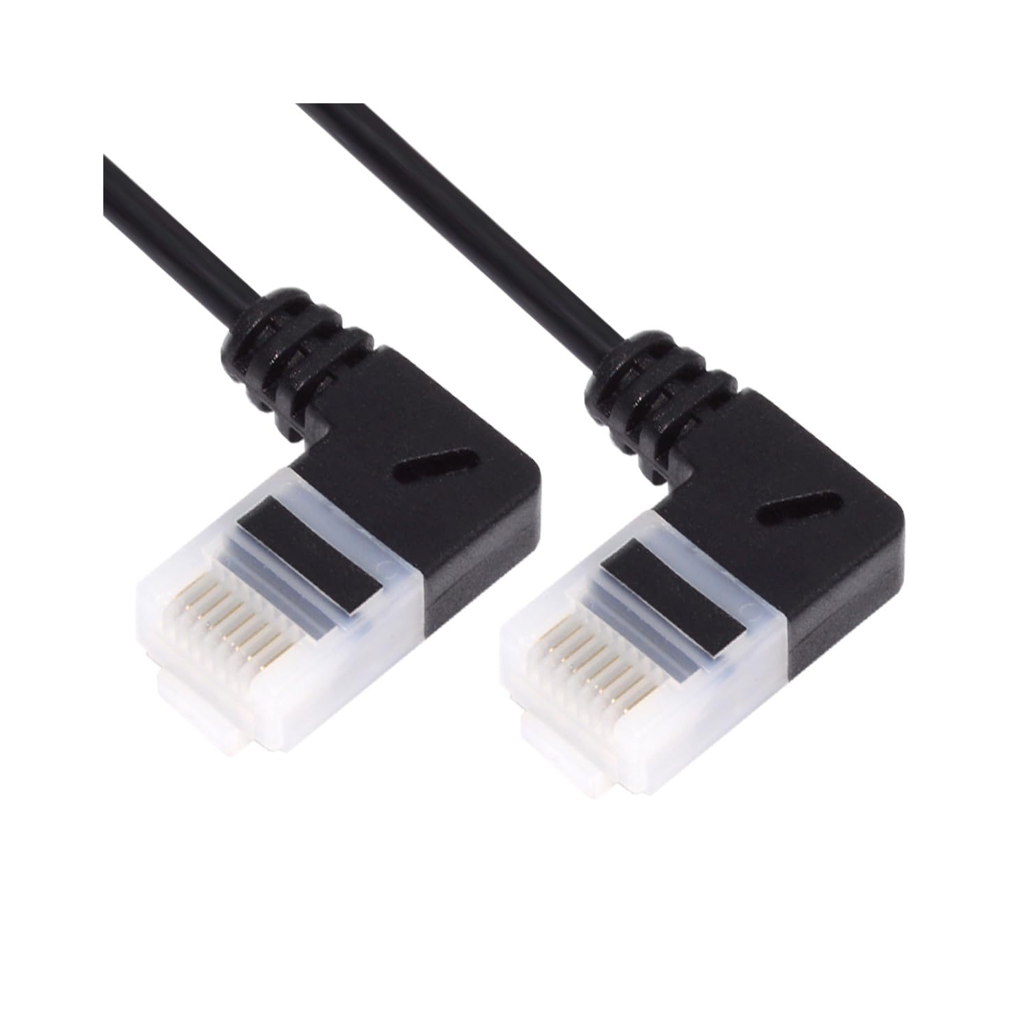 Ultra Thin Slim Cat6 Ethernet Cable RJ45 Right Angled 25cm UTP Network Cable Patch Cord 90 Degree Cat6a LAN