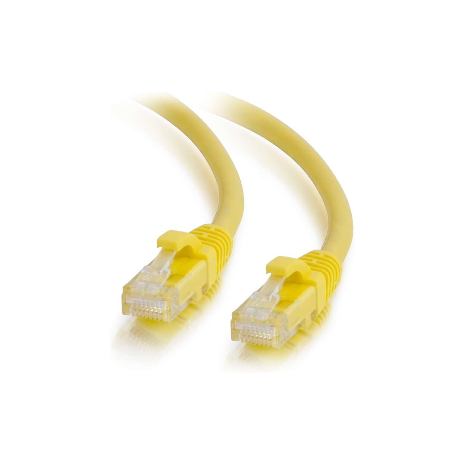 04012 Cat6 Cable - Snagless Unshielded Ethernet Network Patch Cable, Yellow