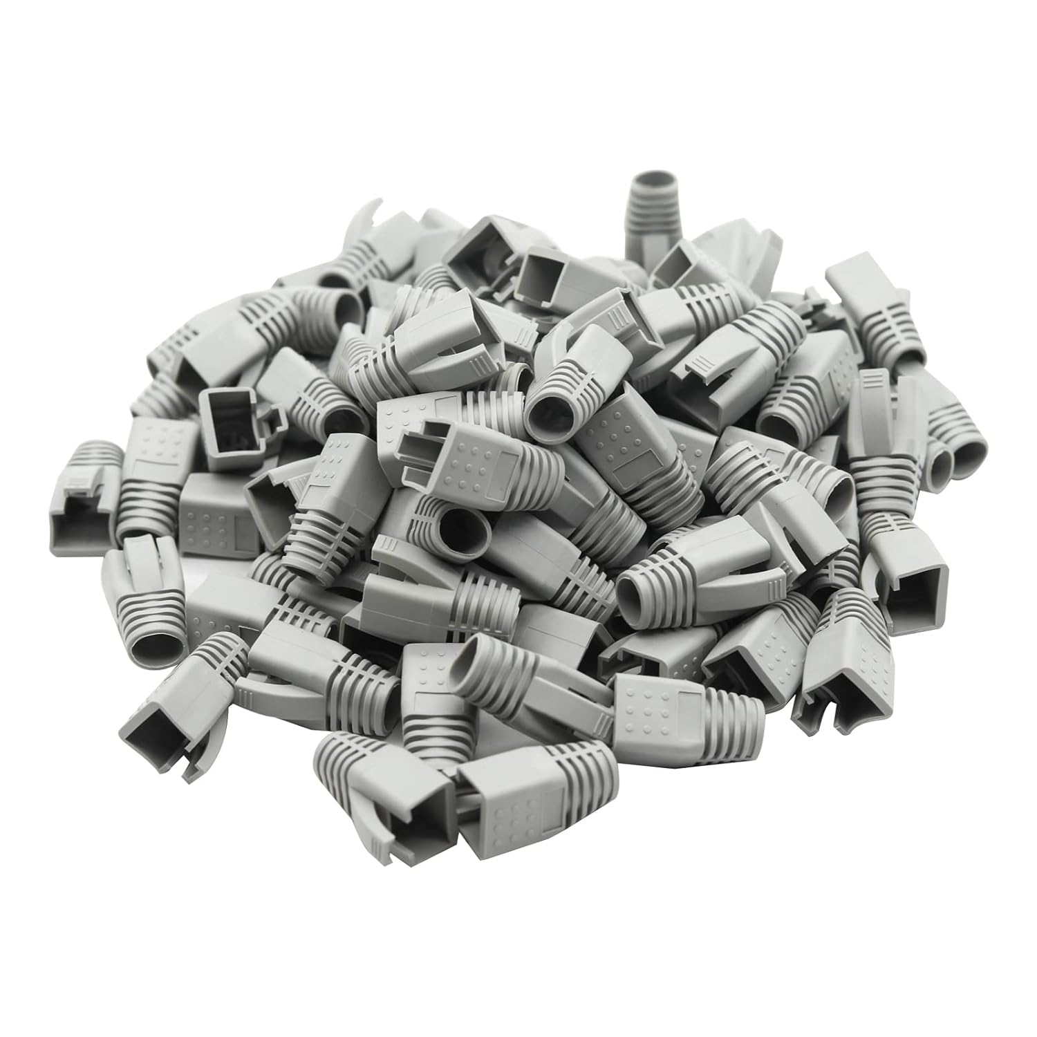 RJ45 Ethernet Network Cable Strain Relief Boot Fits CAT6 CAT6E CAT7 CAT7E CAT8, RJ45 Color Coded Cable