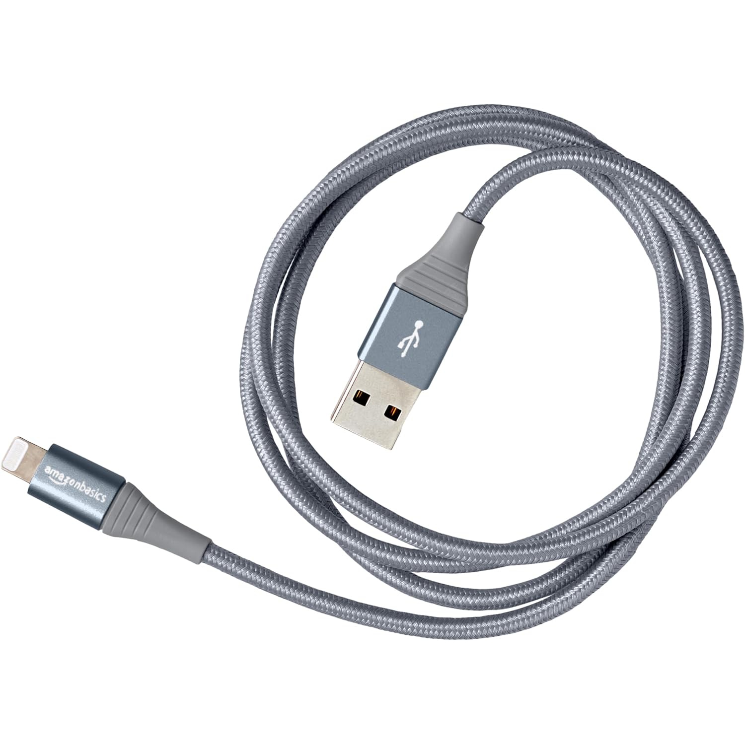 iPhone Charger Cable, Nylon USB-A to Lightning, MFi Certified, for Apple iPhone, iPad, 10,000 Bend