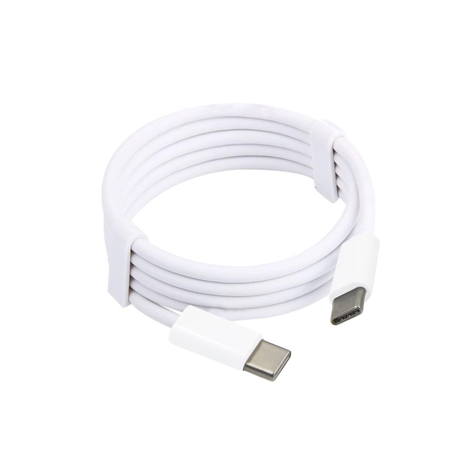 USB - C to USB - C Charger Cable 1 Meter / 3ft White - for Fast Charging and Data Transfer