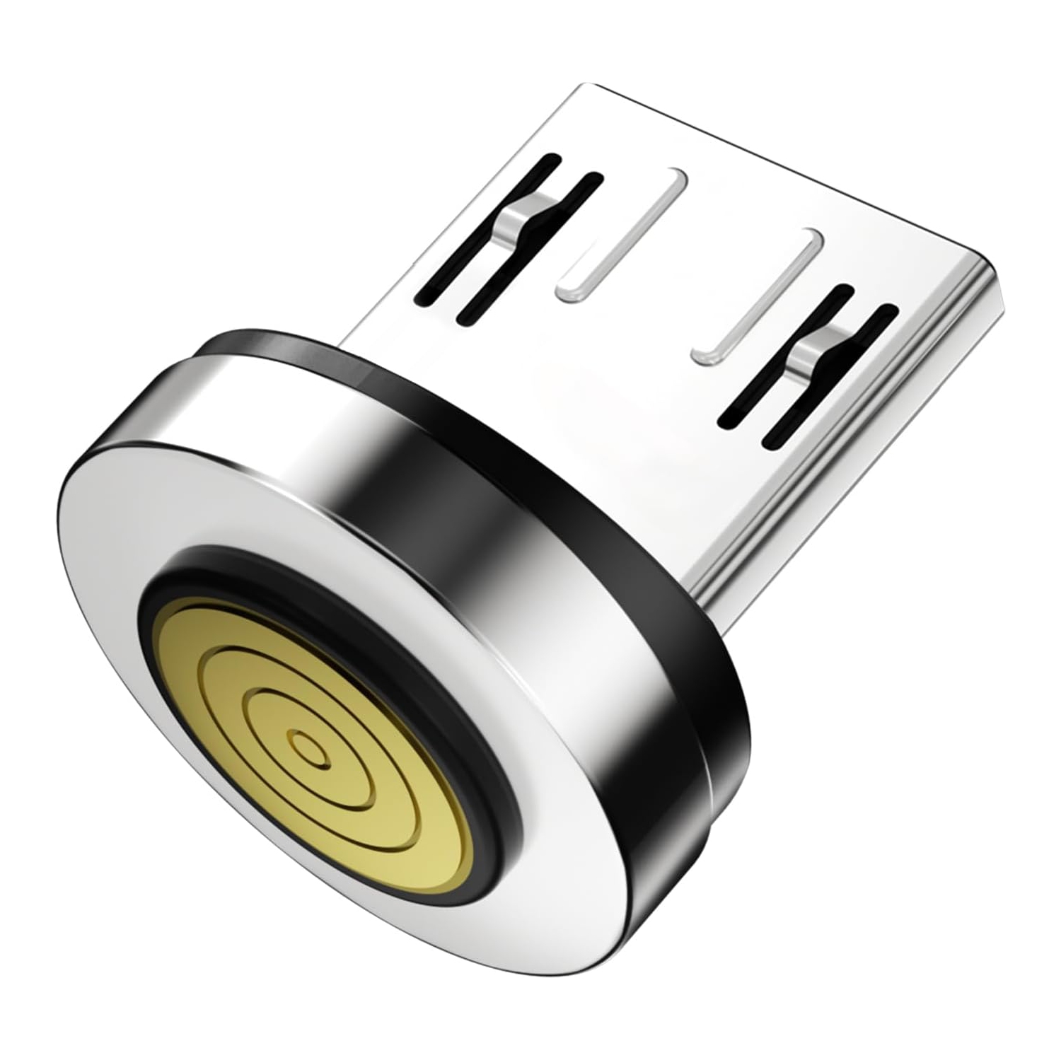 Magnetic Connector Tips Head for Android Devices, 360° Rotating 7-Pin Magnetic Phone Cable Adapter