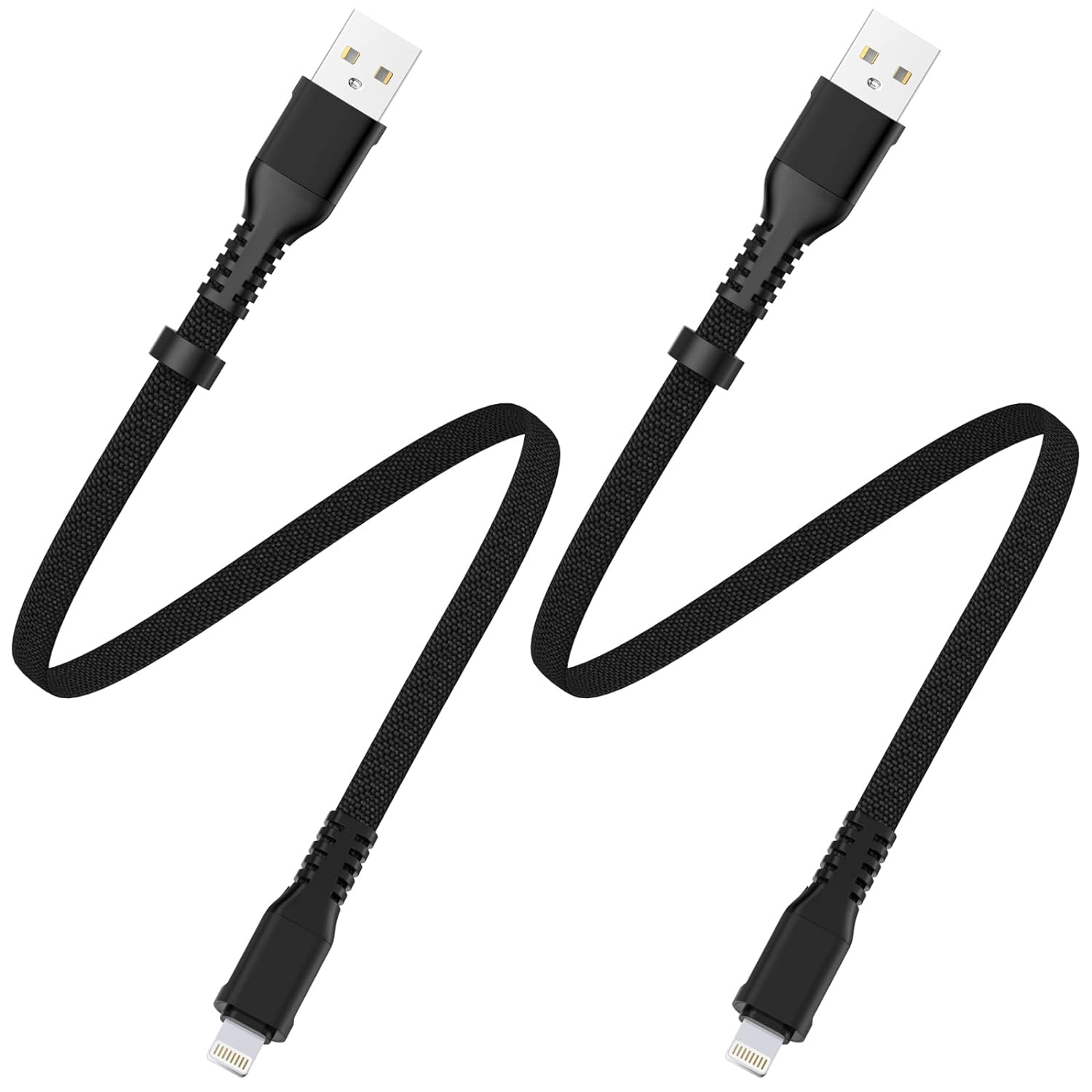 Short Lightning Cable 2Pack 1Feet USB Charger Cord for iPhone 13/12/11/Xs Max/Xr/X/8/7/6/6s Plus/SE/5c/5s/5 iPad Air