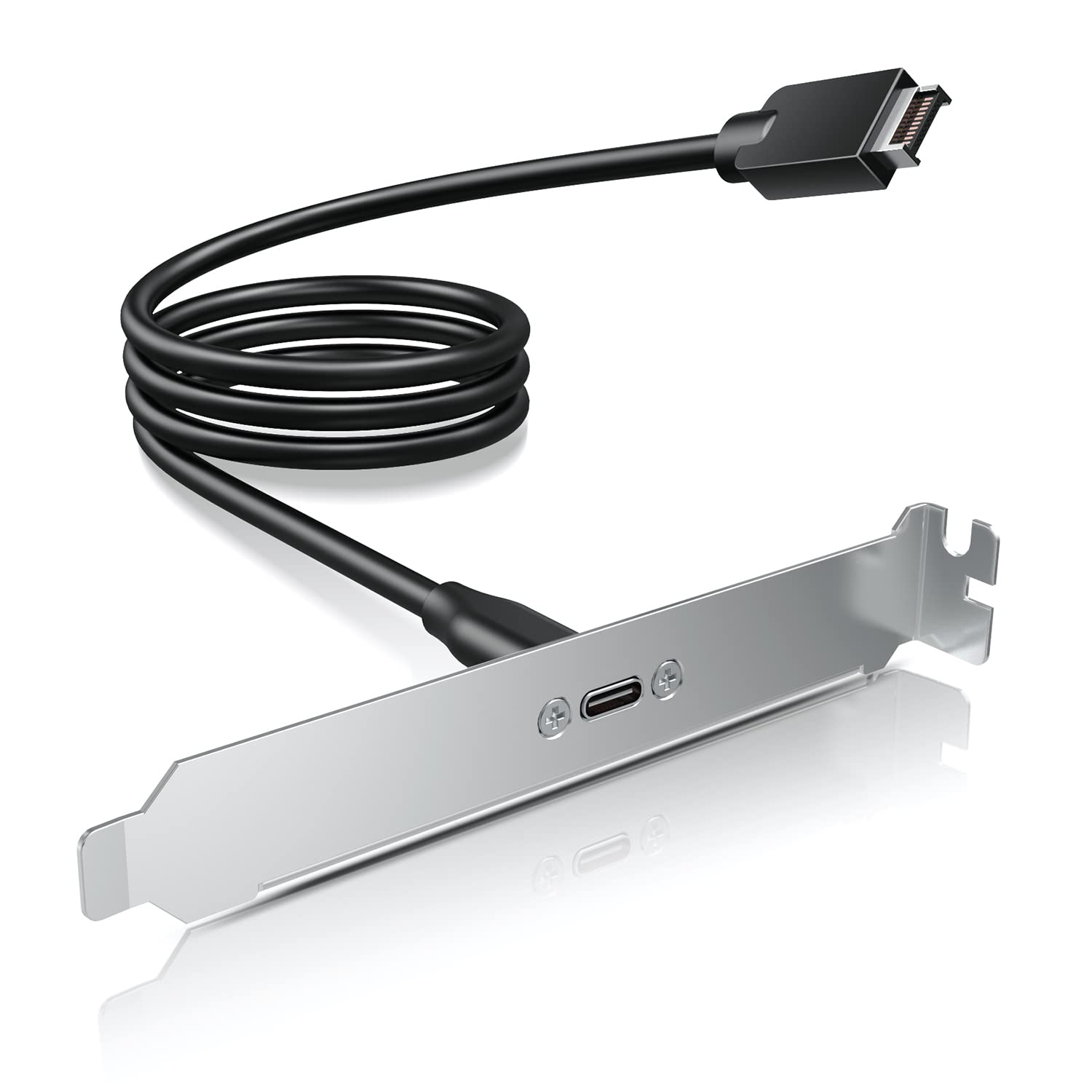 Adaptateur de panneau avant USB 3,2 de 2 génération de type C, câble d'extension de connecteur de carte mère, USB-C femelle à USB-E à 20 broches