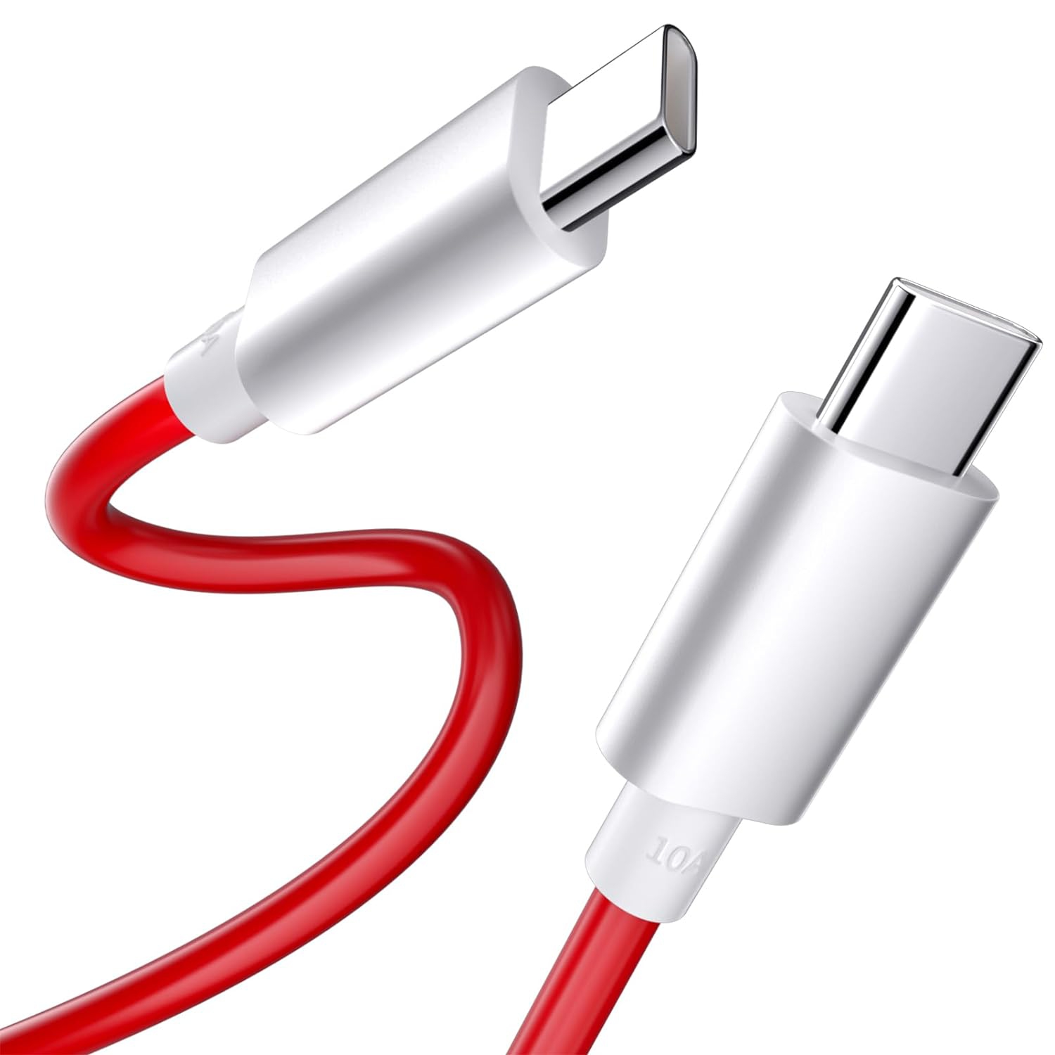10A USB C to USB-C Charging Cable for OnePlus 10T 125W SUPERVOOC Charge, Type-C Cable Warp Charge 65W for OnePlus