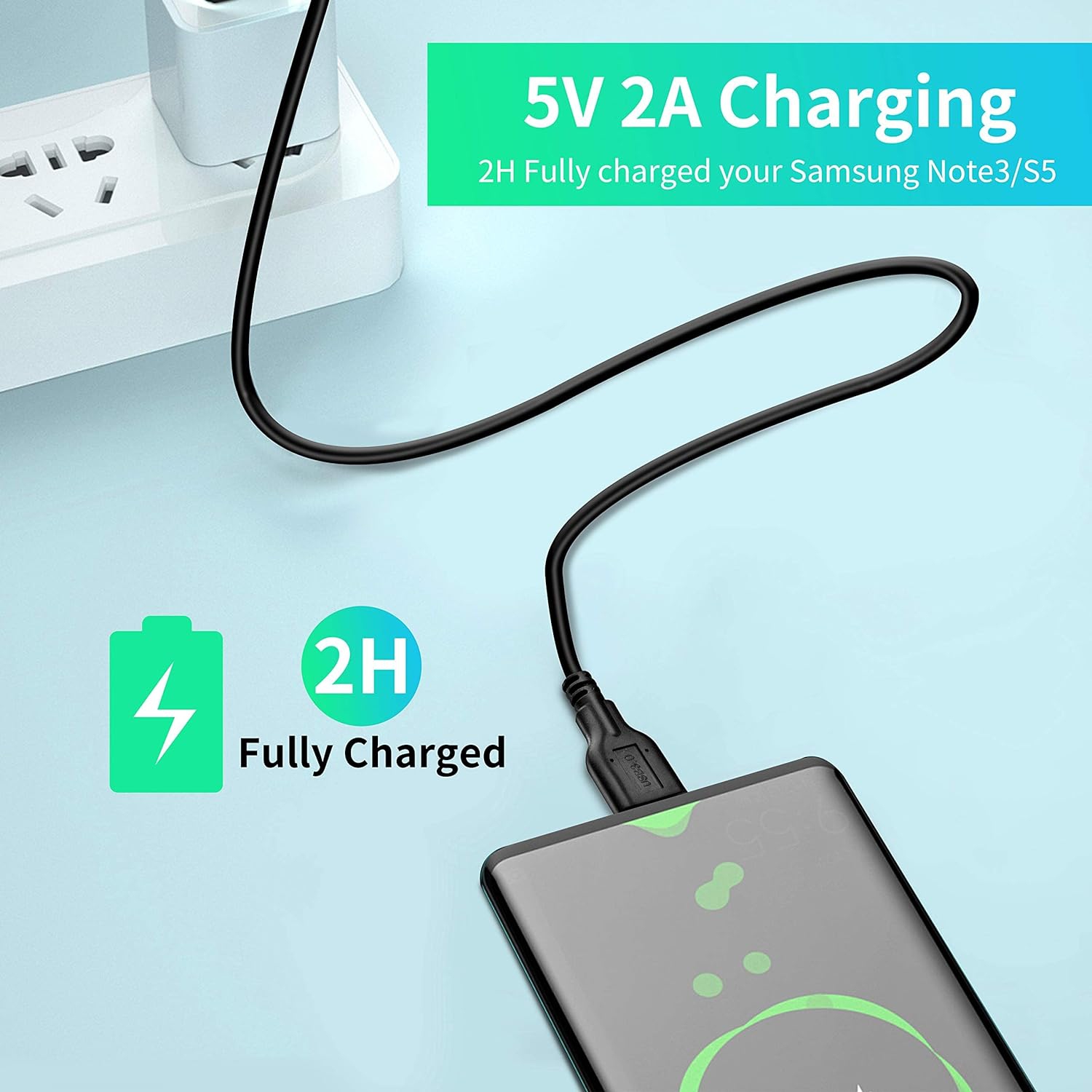 USB 3.0 A Male to Micro USB 3.0,Micro B Cable Sync Cord,Data Wire Compatible with Toshiba,Seagate,Samsung,My Passport