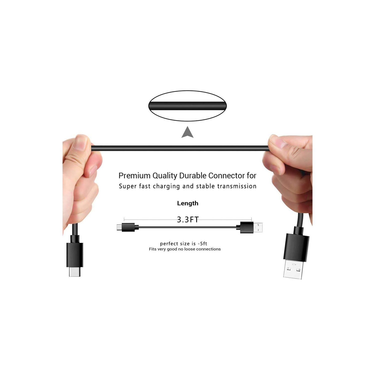 CÂBLE DE CHARGEMENT USB-C POUR SONY WF-C500 C100 310 WH-CH710N WH-1000XM5 WH-1000XM4 WH-XB700 WH-1000XM3 WH-XB900N DE SONY