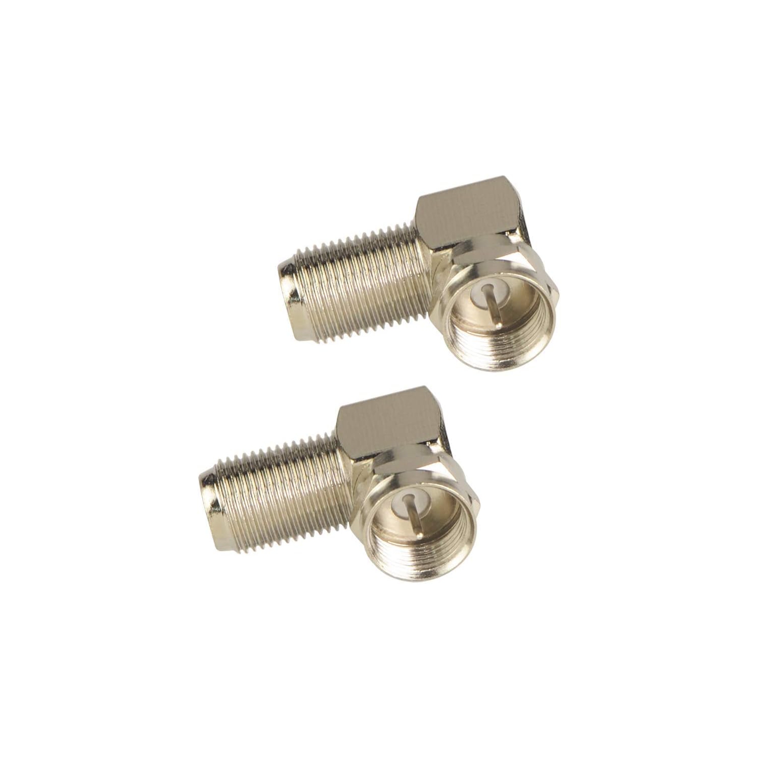90 Degree RG6 Coax Connector Right Angle F-Type Coaxial Cable Adapter