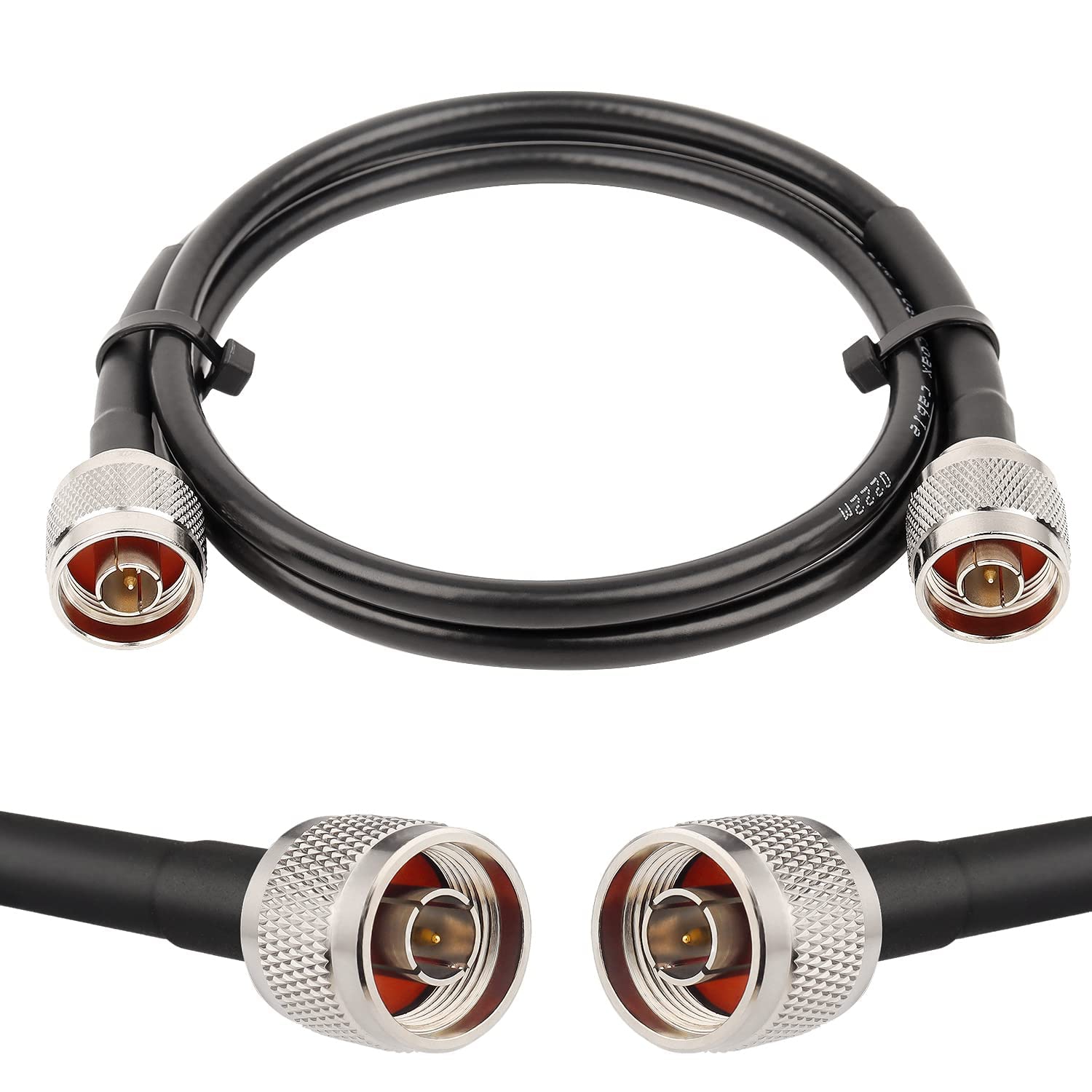 3ft KMR240 Coax Extension Cable N Male to N Male Connector Pure Copper Low Loss Coaxial Cables