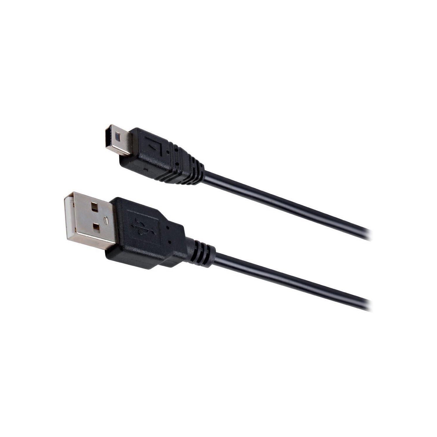 Câble compatible pour câble USB Go Pro/chargeur de batterie pour Go Pro - HD HERO2, HD Hero 3D, Hero 3/Hero 3 plus/Noir