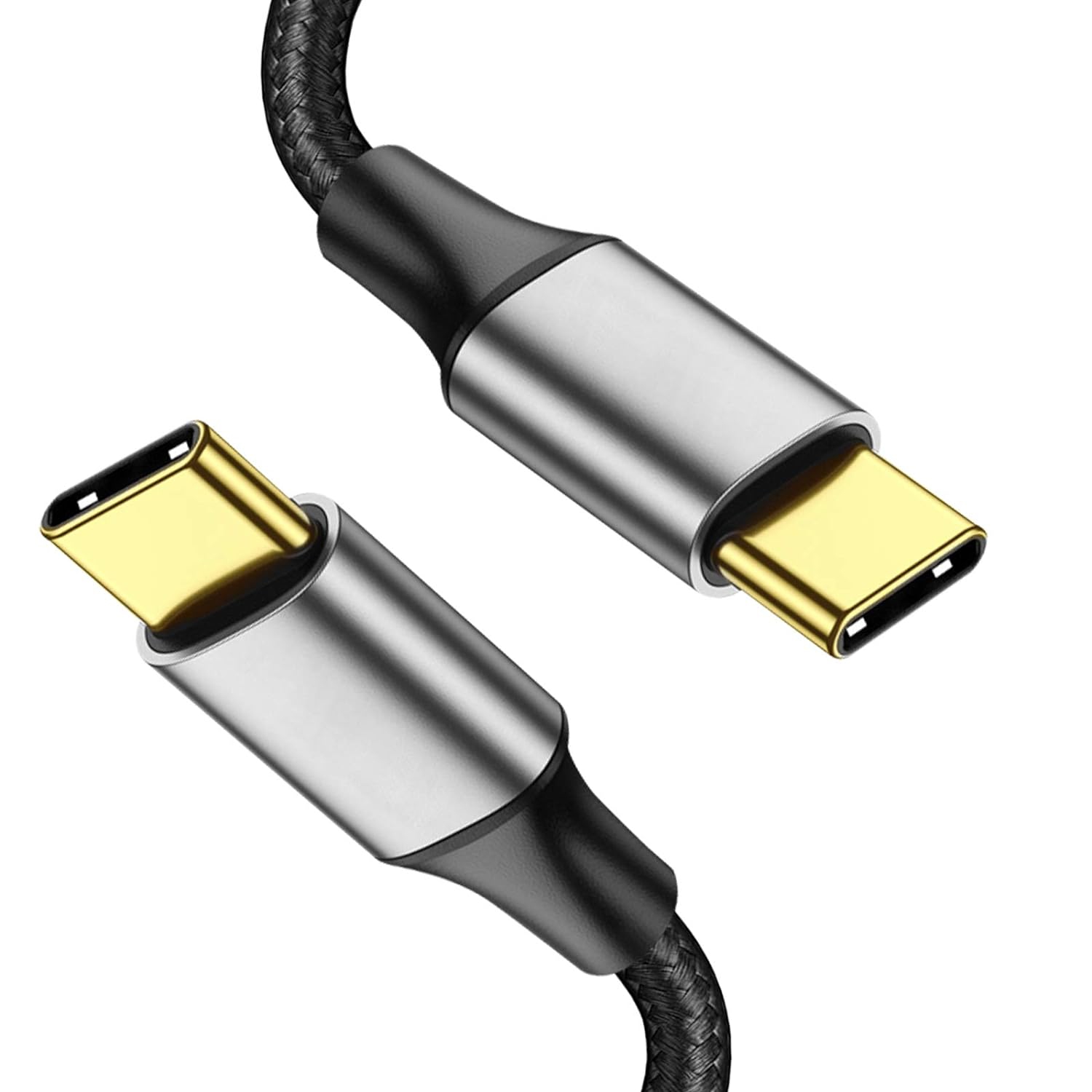 Câble USB-C de 6ft m, câble USB-C à USB-C 3,1 de 2 génération, transfert de données 10&nbsp;Gb/s, câble de moniteur de sortie vidéo de 4K m,