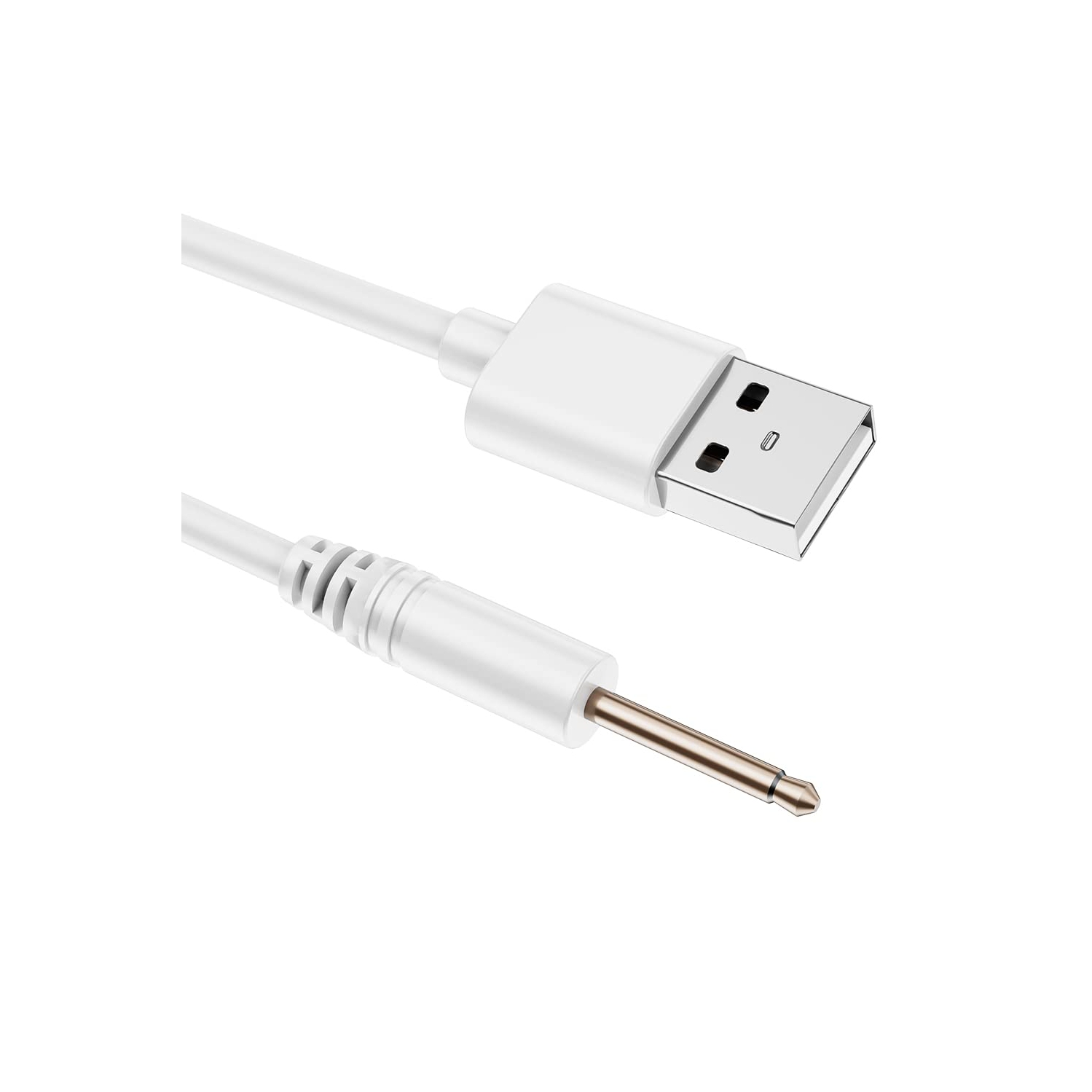 2.5 mm DC Fast Charging, vibrarartor for Women Charging [2 Pack 3.9 feet] DC USB 2.0 Charger Cable, USB to DC