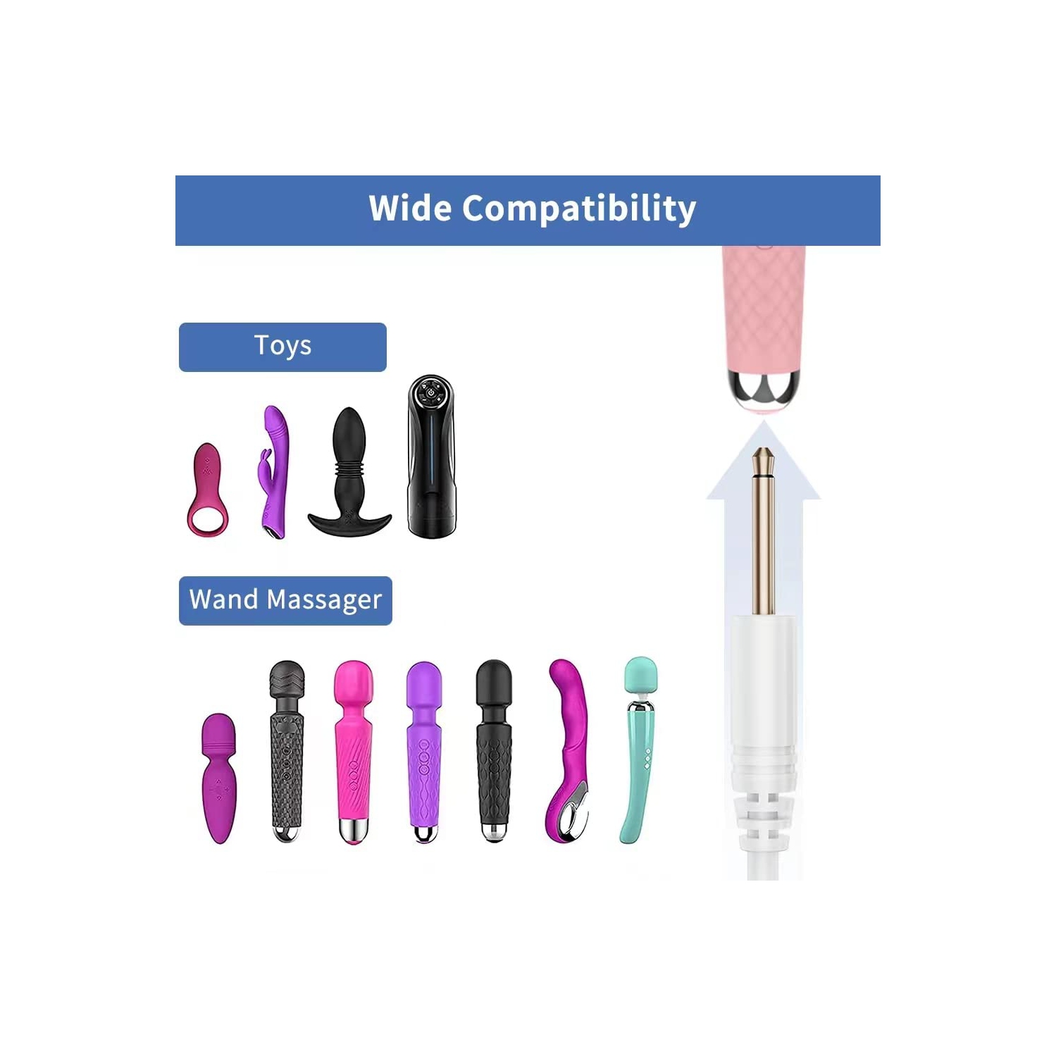 2.5 mm DC Fast Charging, vibrarartor for Women Charging [2 Pack 3.9 feet] DC USB 2.0 Charger Cable, USB to DC