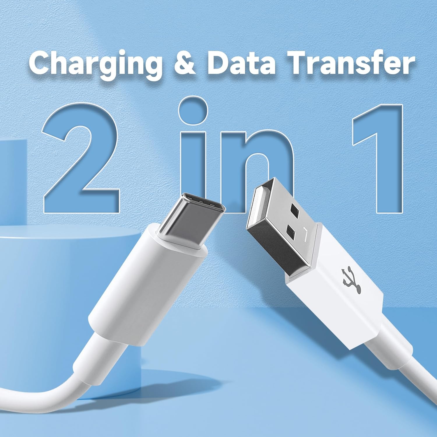 [Paquet de 2] Câble d'alimentation 16,4&nbsp;pi/5&nbsp;M pour n'importe quelle caméra de sécurité ou n'importe quel appareil compatible USB-C