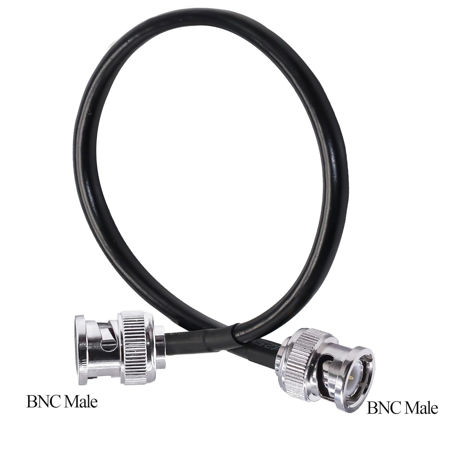 BNC Extension Cable RG58 BNC Male to BNC Male Jumper Low Loss 50 ohm CB Radio Coax Cable