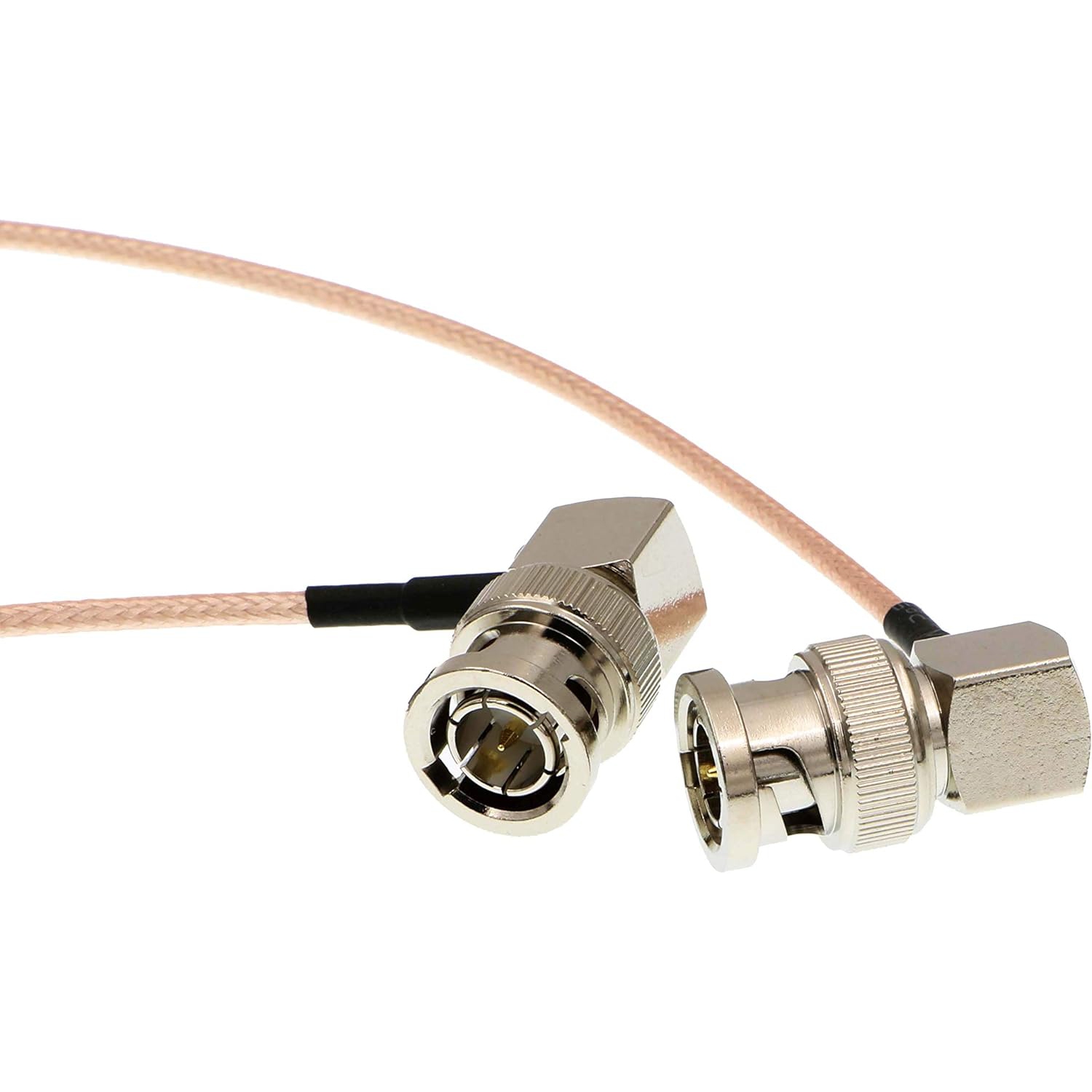 Câble HD-SDI RG179 BNC mâle à mâle 75 Ohm MegaFlex à angle droit pour Blackmagic HyperDeck Shuttle et BMCC BMPC