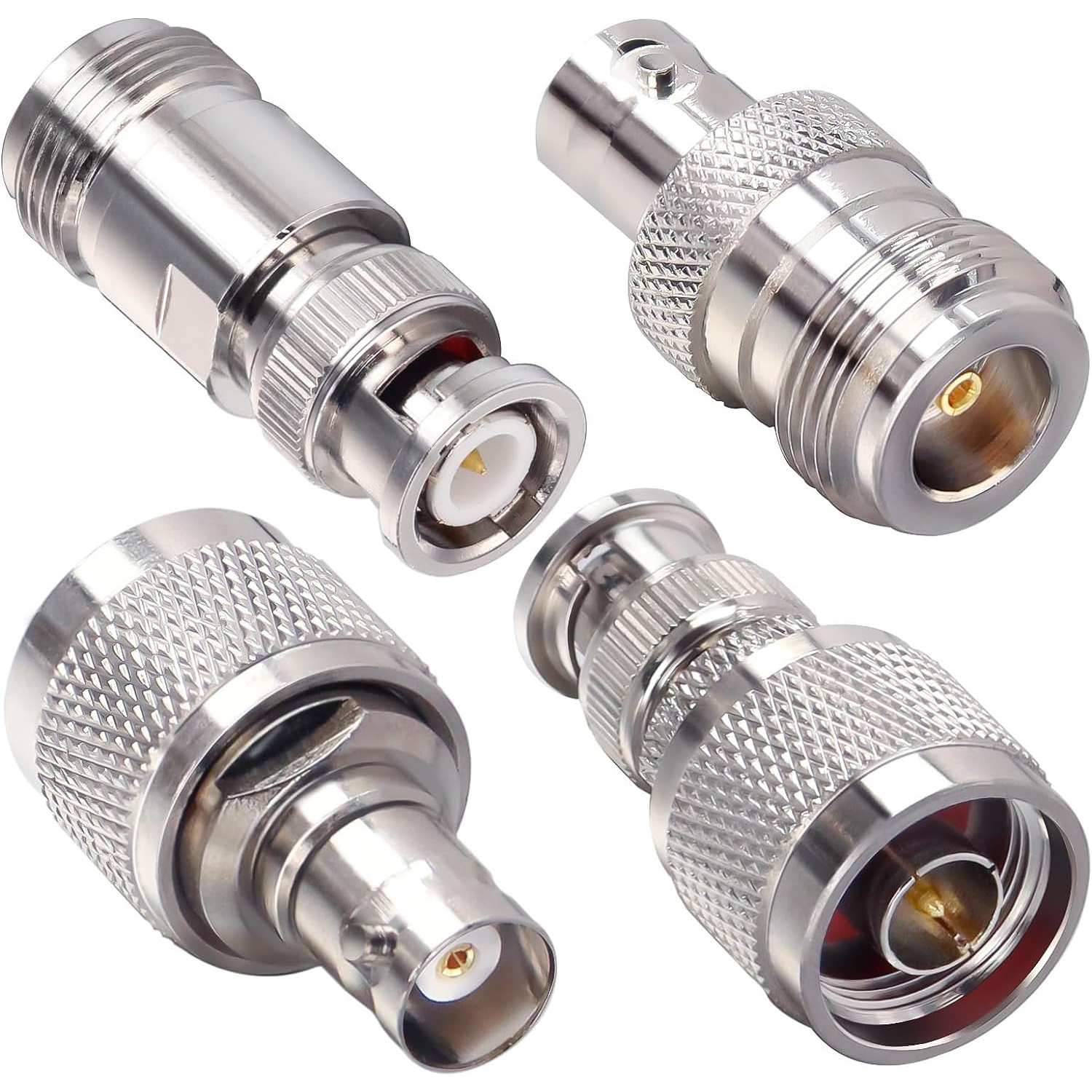 Adaptateur N à BNC connecteur coaxial type N à BNC pour antennes de câble de rallonge N mâle/femelle à BNC mâle/femelle