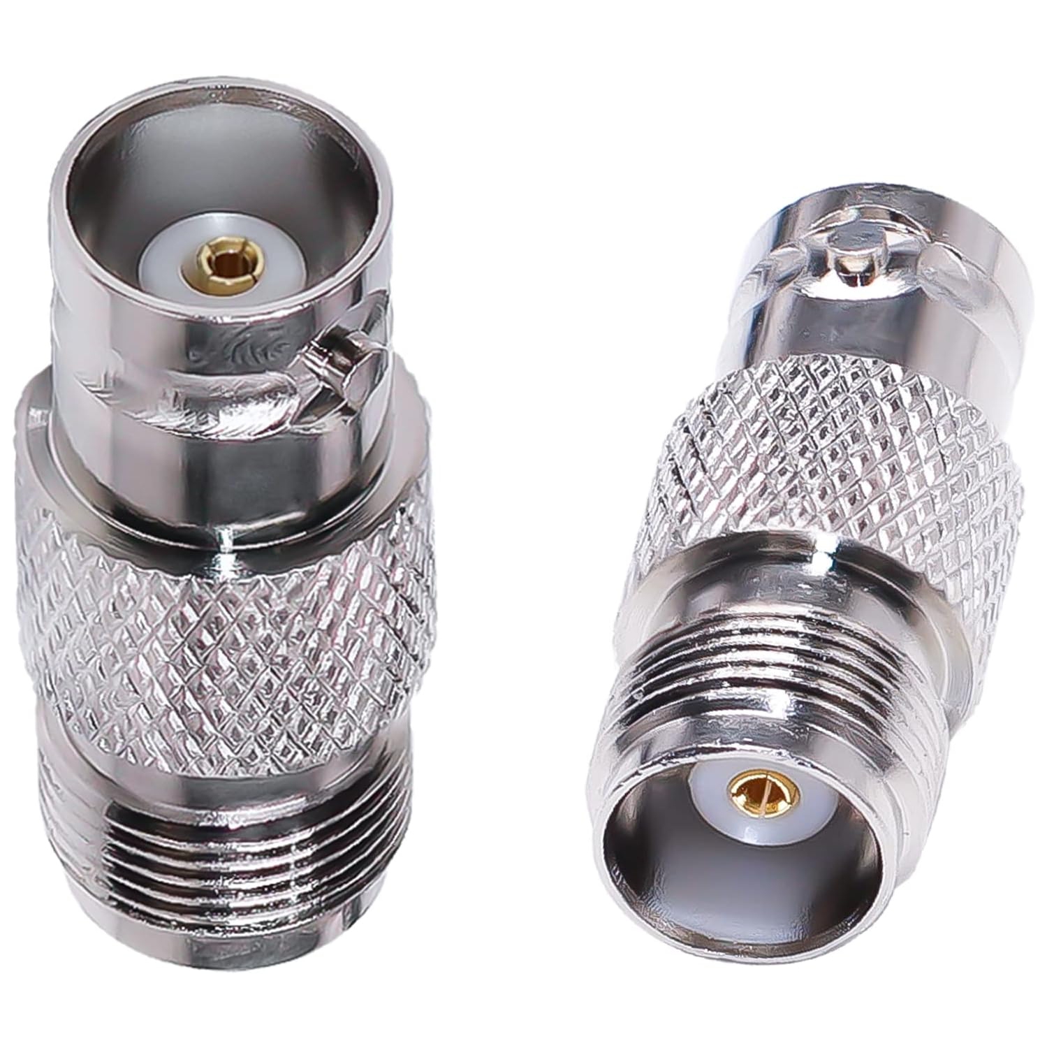 BNC to TNC Coax Adapter TNC Female to BNC Female RF Coaxial Connector for WiFi Antenna Extension Cable 2pcs