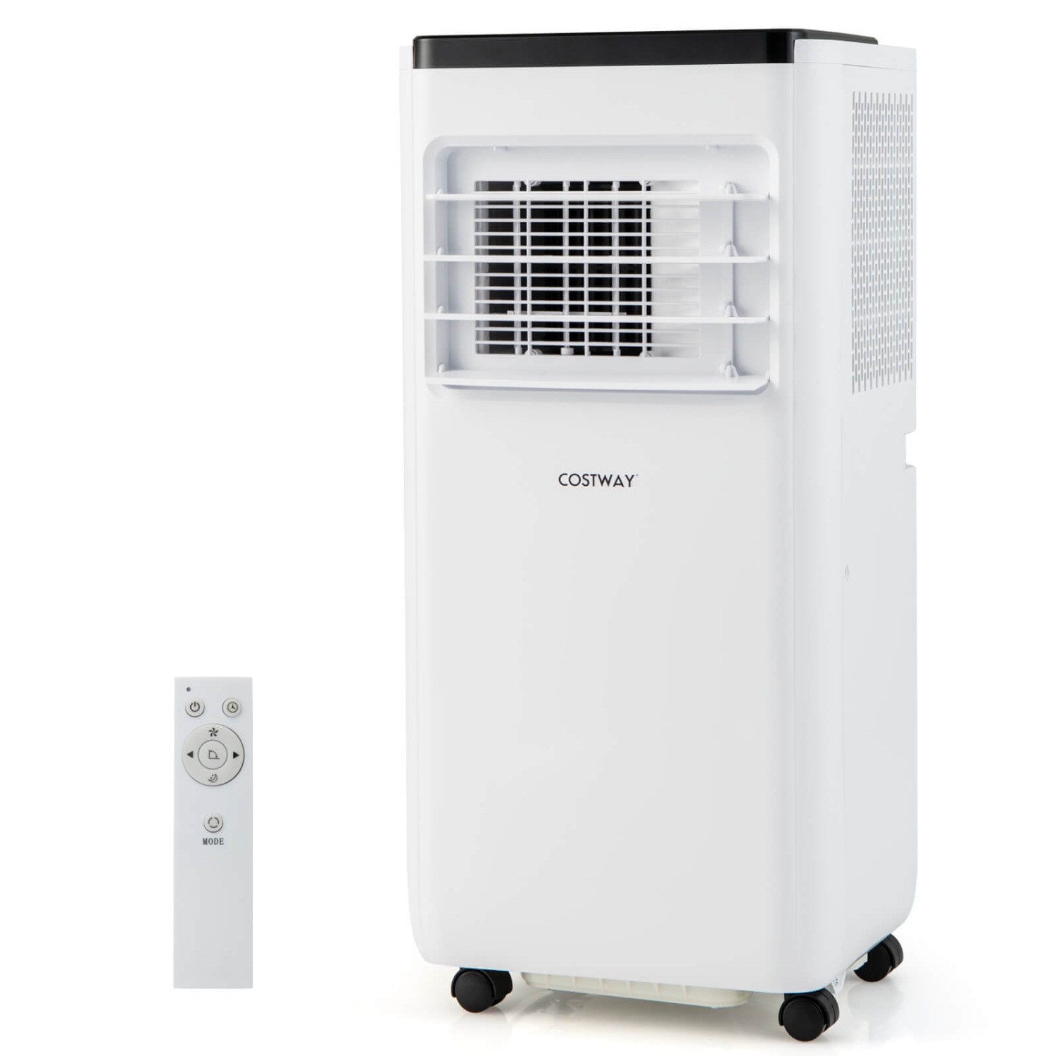 Costway 6500 BTU(10000 BTU ASHRAE) Portable Air Conditioner Cools up to 350 Sq.Ft with Fan & Dehumidifier