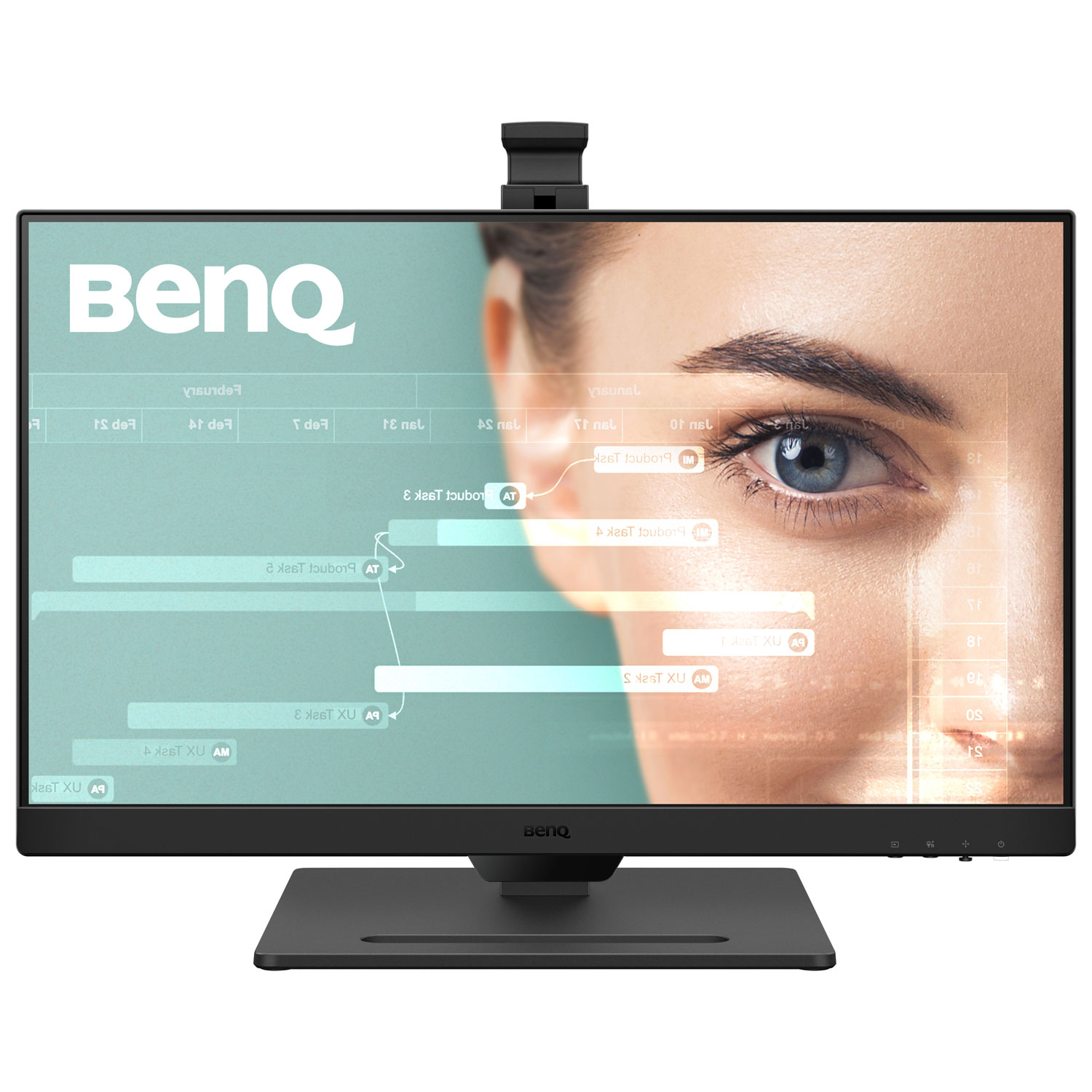 BenQ 23.8" FHD 100Hz 5ms GTG IPS LCD Monitor - Black