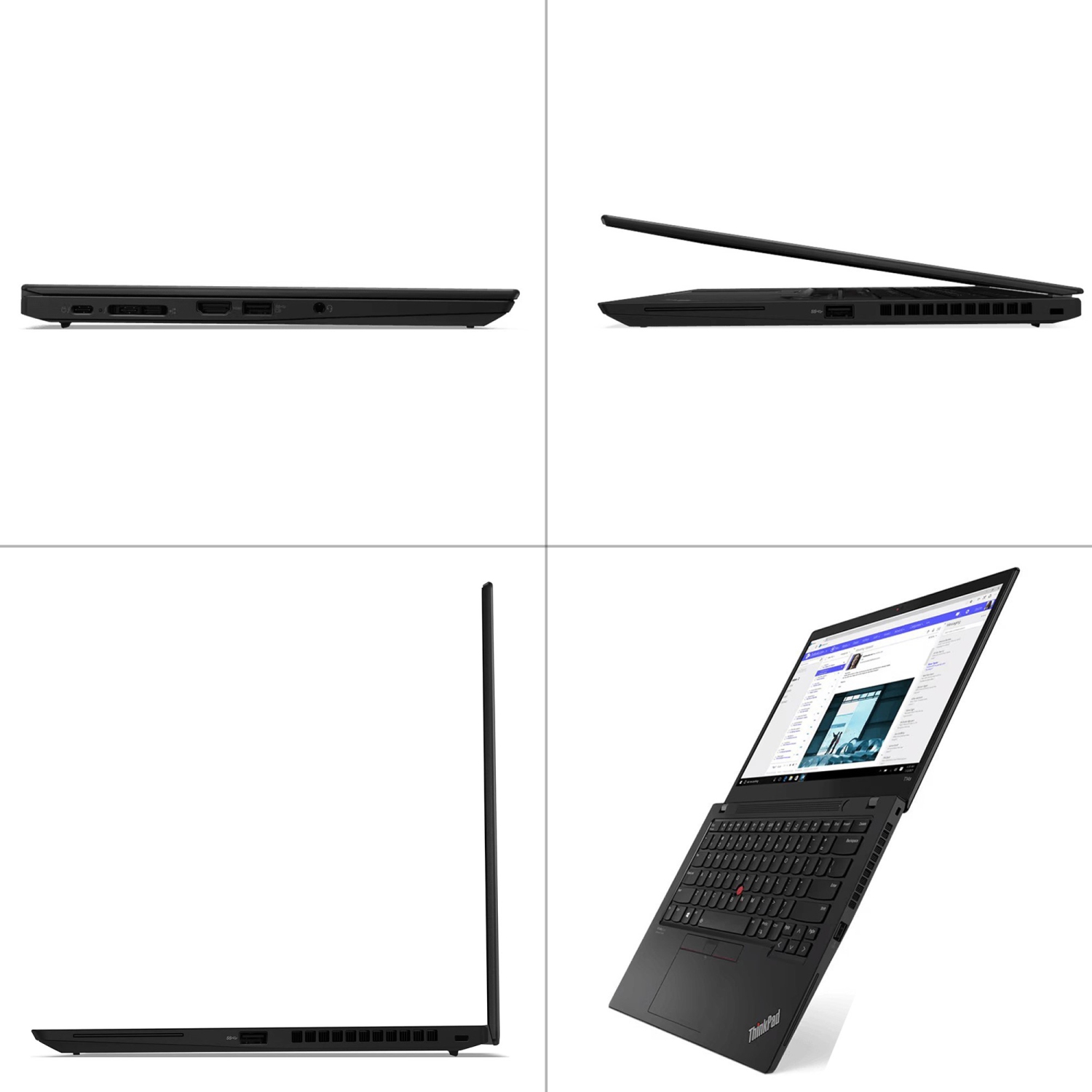 Refurbished - Lenovo ThinkPad T14s Gen 2, Business Laptop, 14" FHD, Intel Core i7-1185G7, 16GB, 256GB SSD, FHD IR Webcam, Backlit Keyboard, Win11