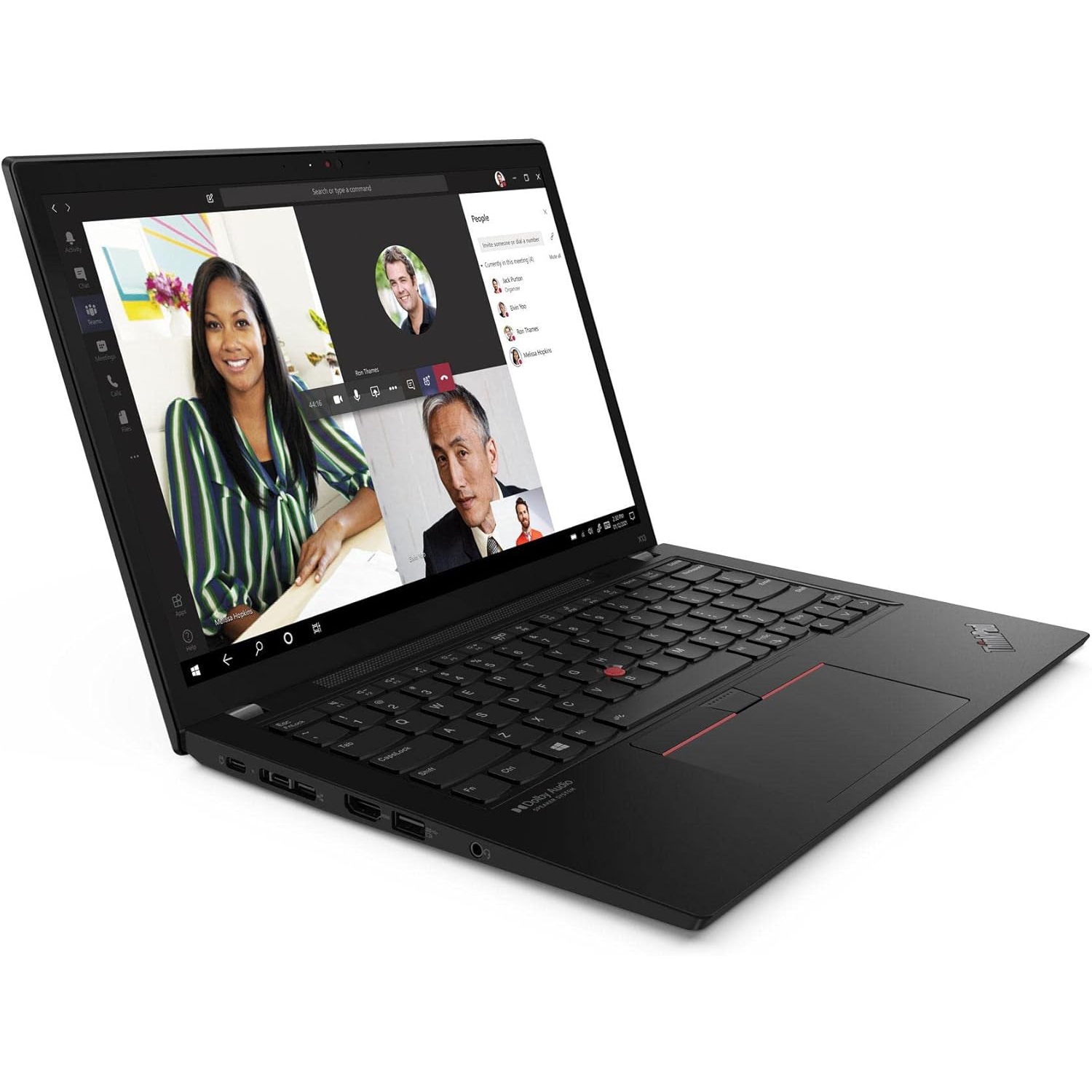 Lenovo ThinkPad X13 Gen 2 Laptop, Intel Core i5 (11th Gen) i5-1135G7 Processor, 13.3" WUXGA, 8GB RAM, 256GB SSD, Windows 11 Pro (Refurbished - Excellent)