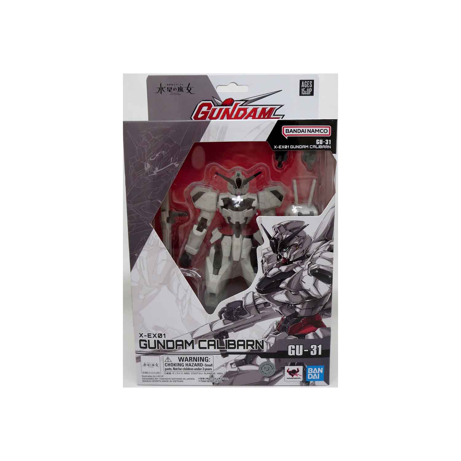 GUNDAM Universe Mobile suit Gundam The Witch de Mercury figurine de 6 po - X-EX01 Gundam Calibarn GU-31