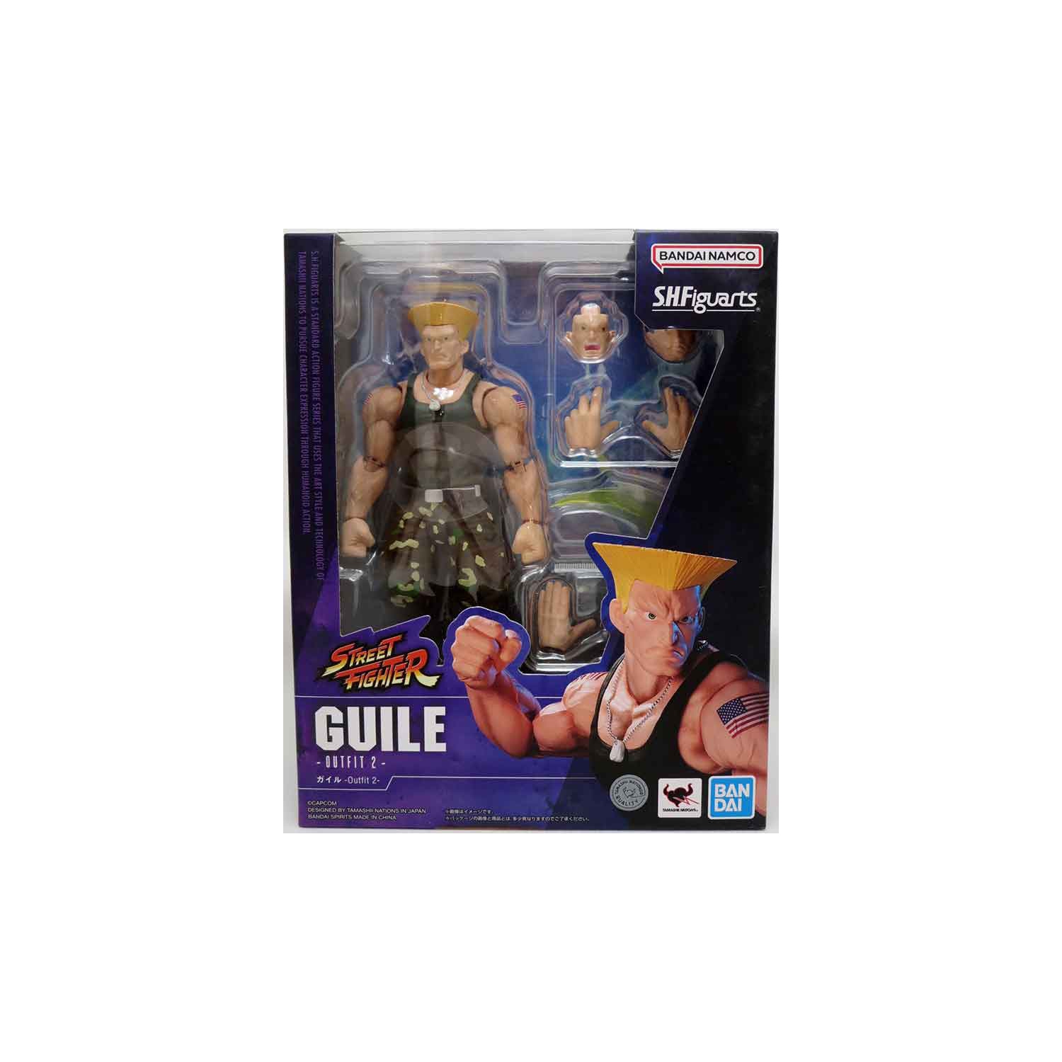 Street Fighter 5 Inch Action Figure S.H. Figuarts - Guile Outfit 2