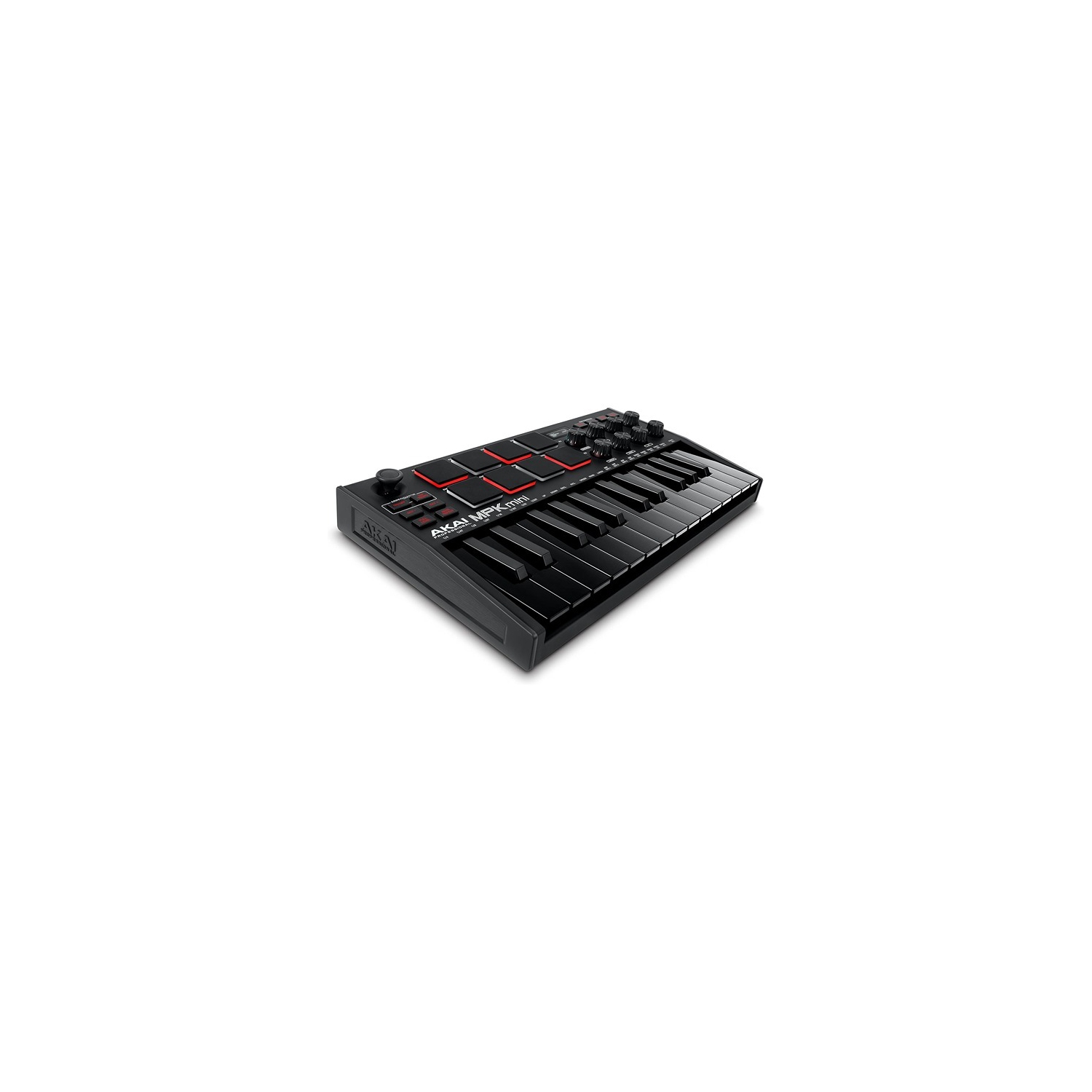 AKAI ‎21.34 x 36.58 x 7.62 cm Expert 25 Key USB MIDI Keyboard Controller MPK Mini MK3 Featuring 8 Backlit Drum Pads ‎Black